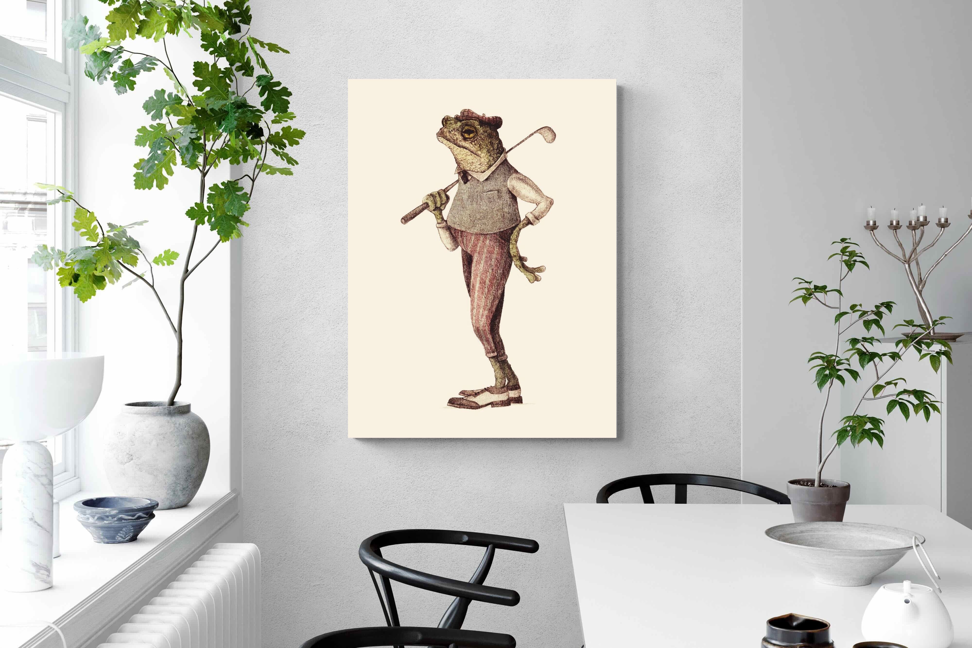 Pixalot Golfing Frog