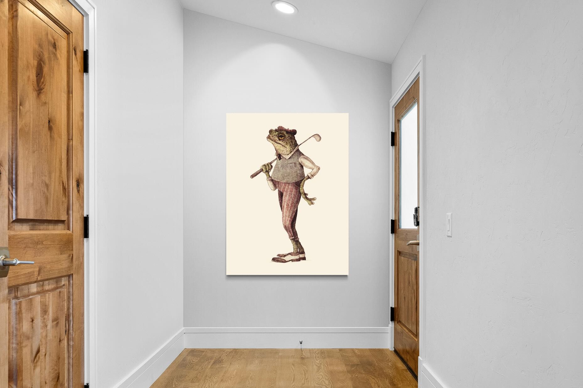 Pixalot Golfing Frog