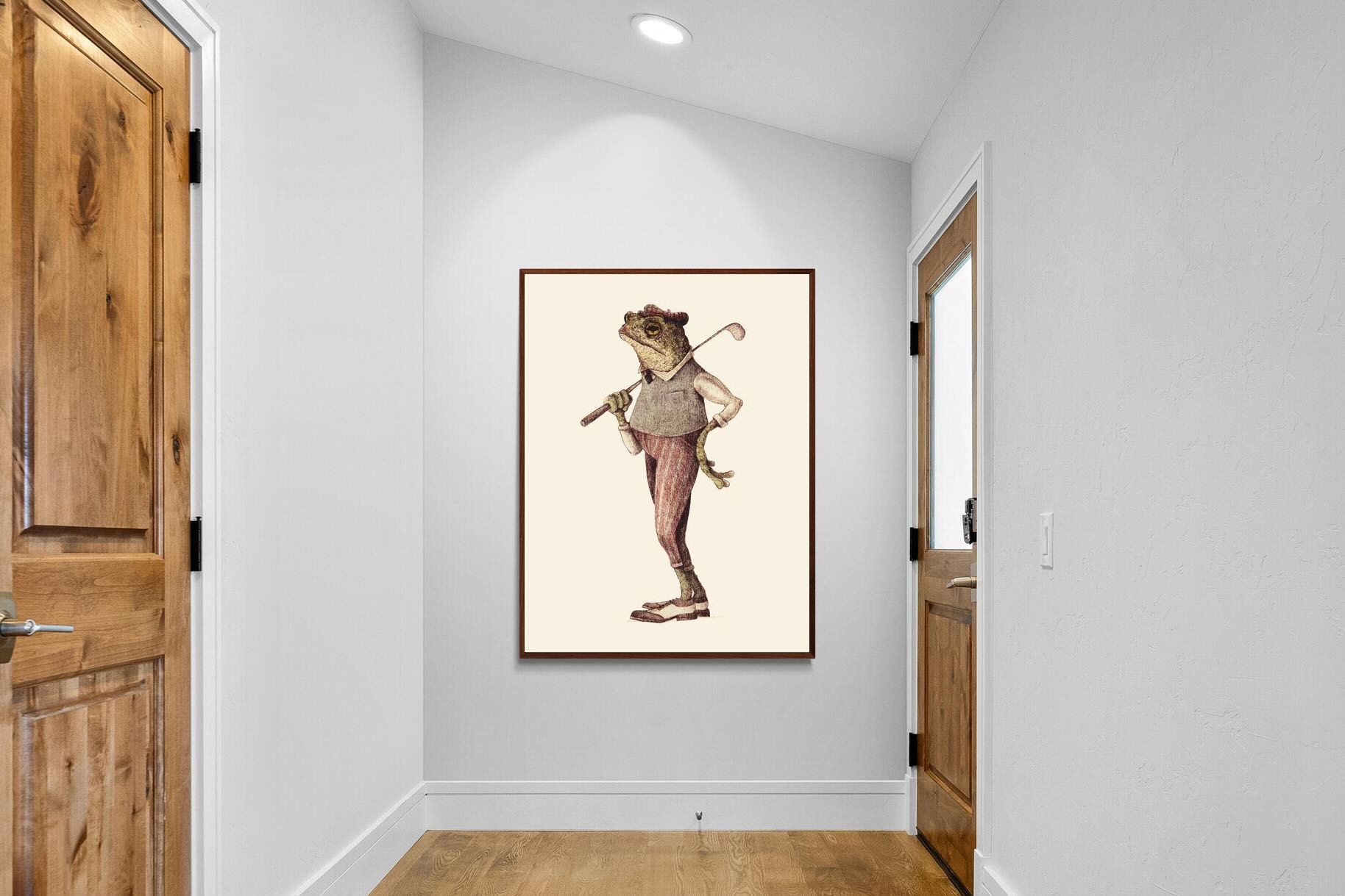 Pixalot Golfing Frog