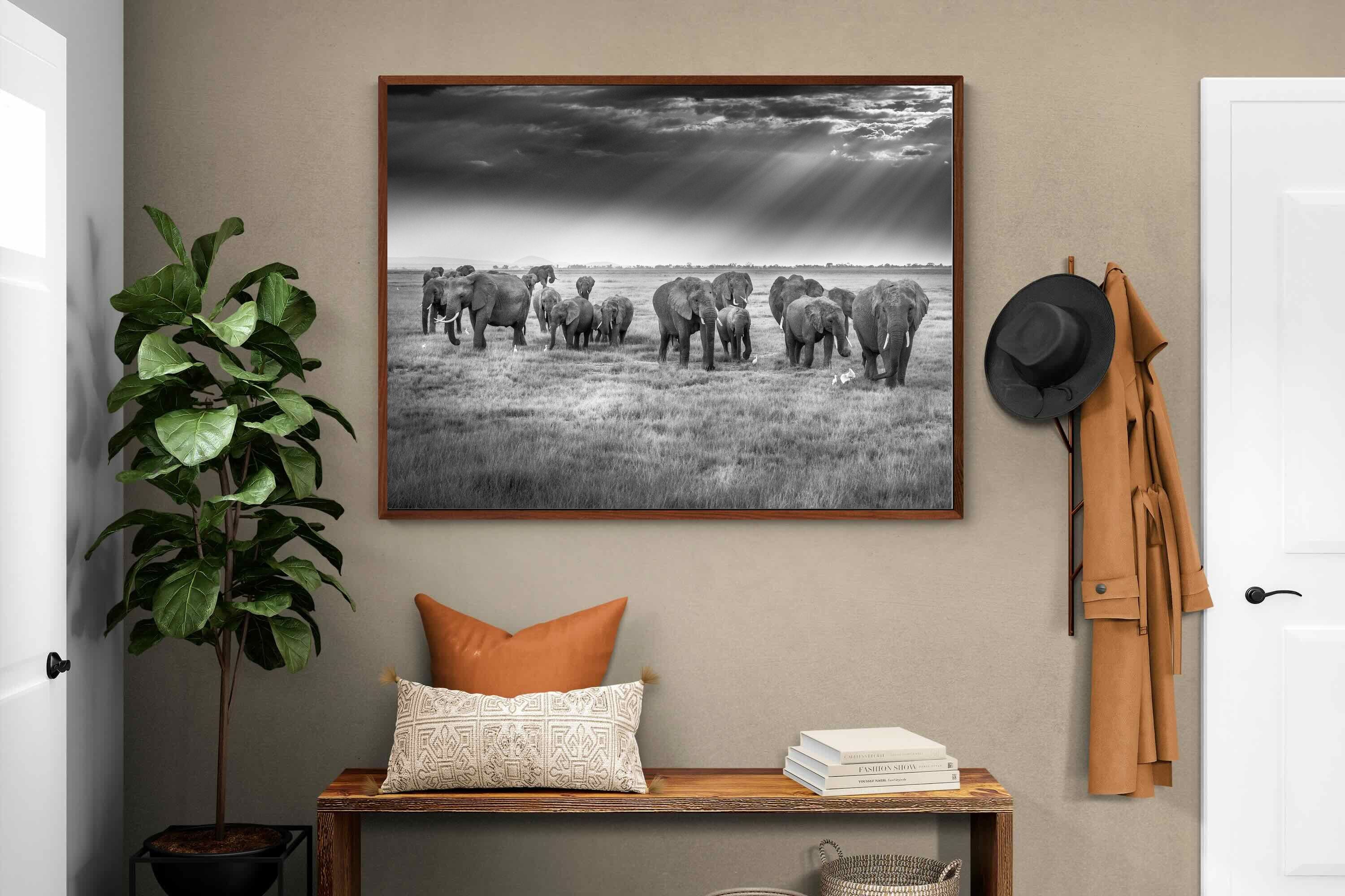 Pixalot ® Grazing Elephants