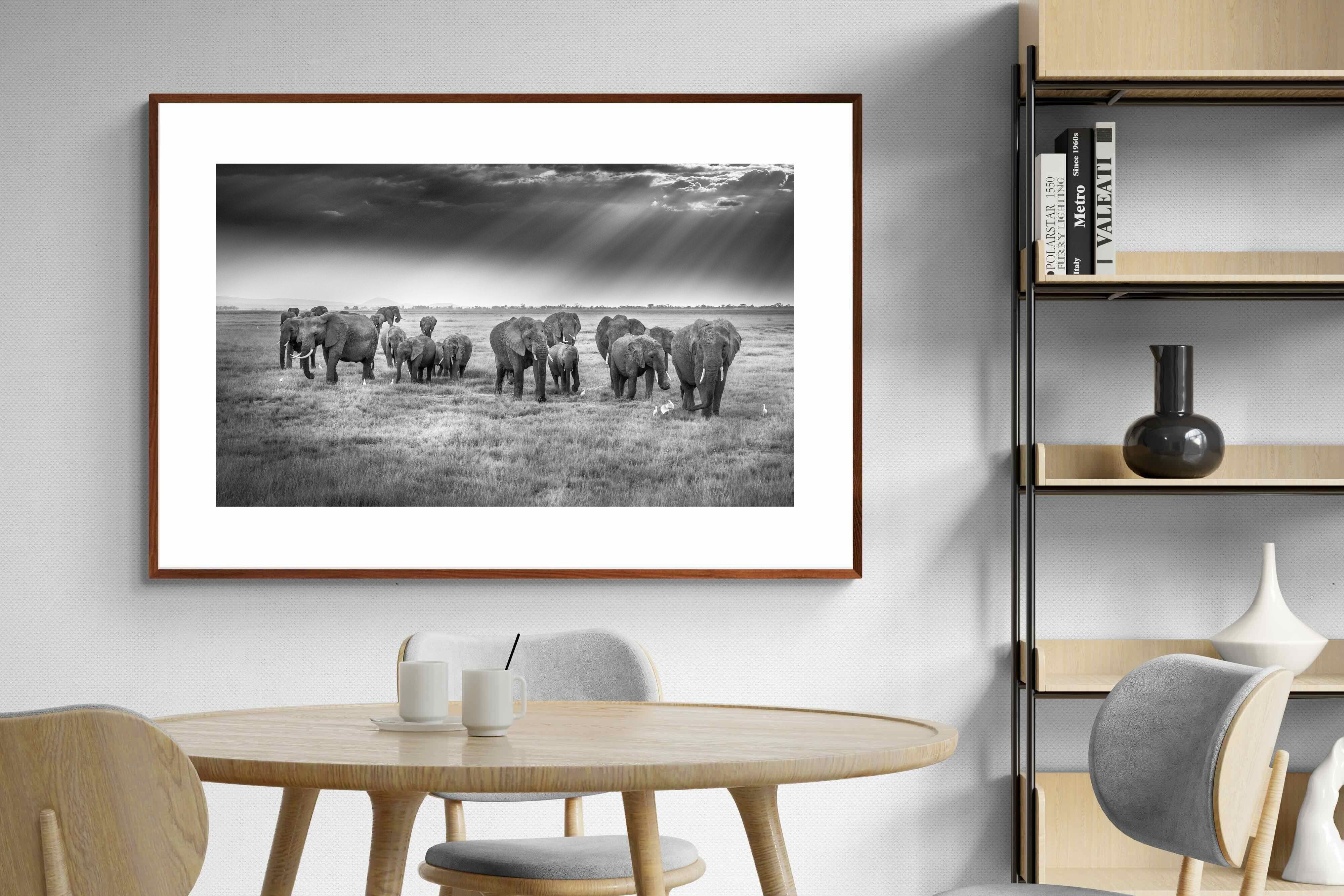 Pixalot ® Grazing Elephants