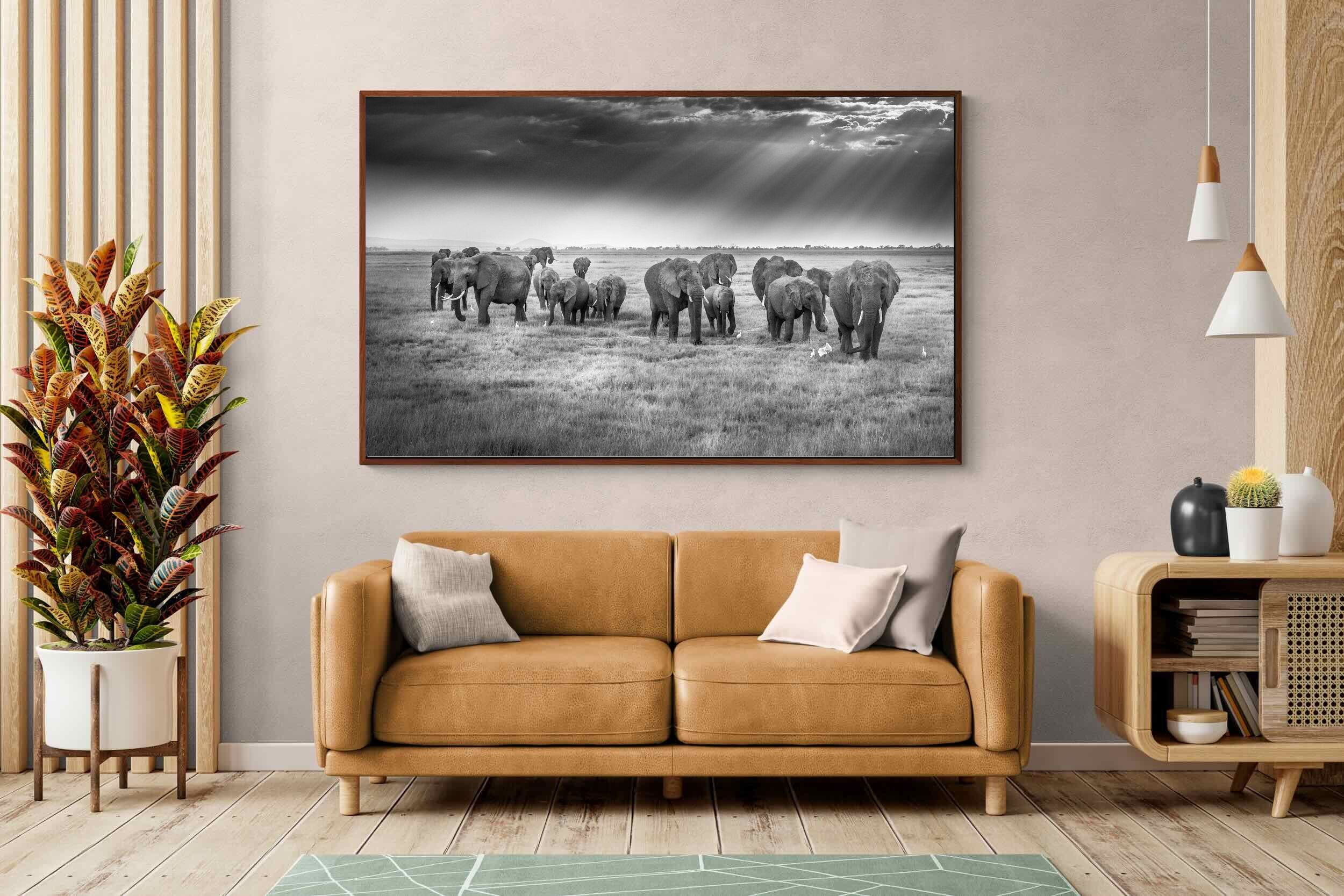 Pixalot ® Grazing Elephants