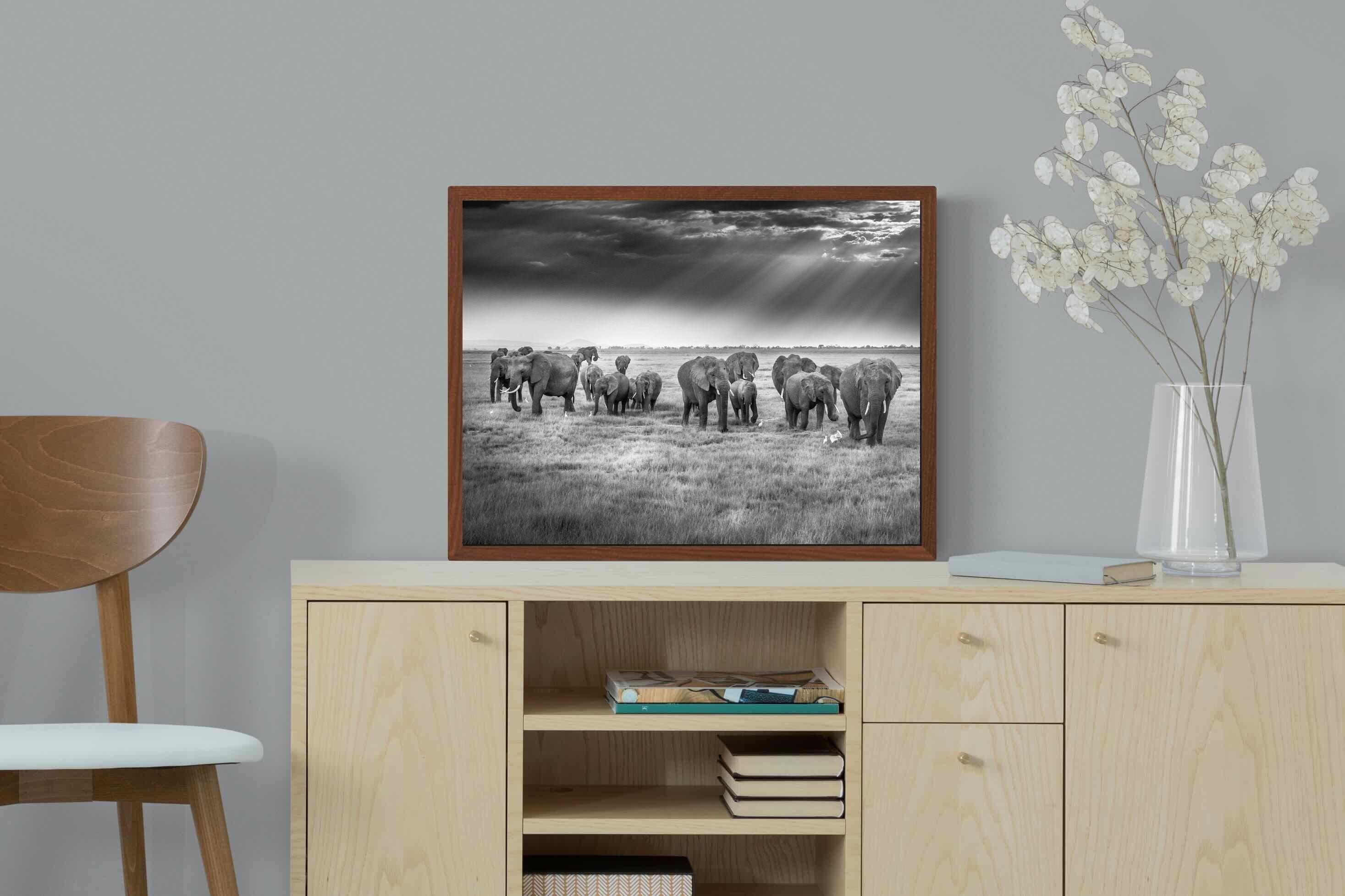 Pixalot ® Grazing Elephants