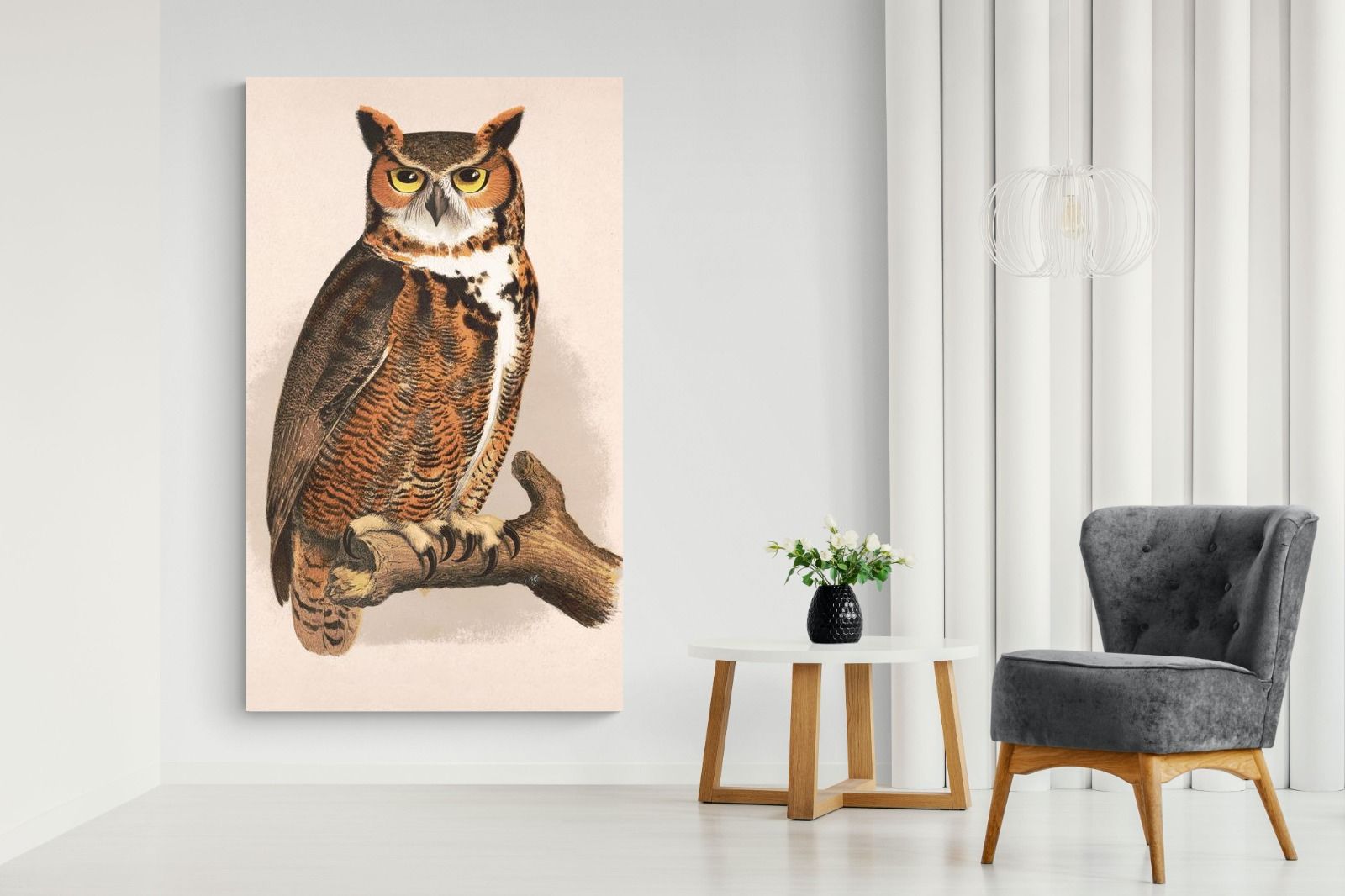 Pixalot Great Horned Owl