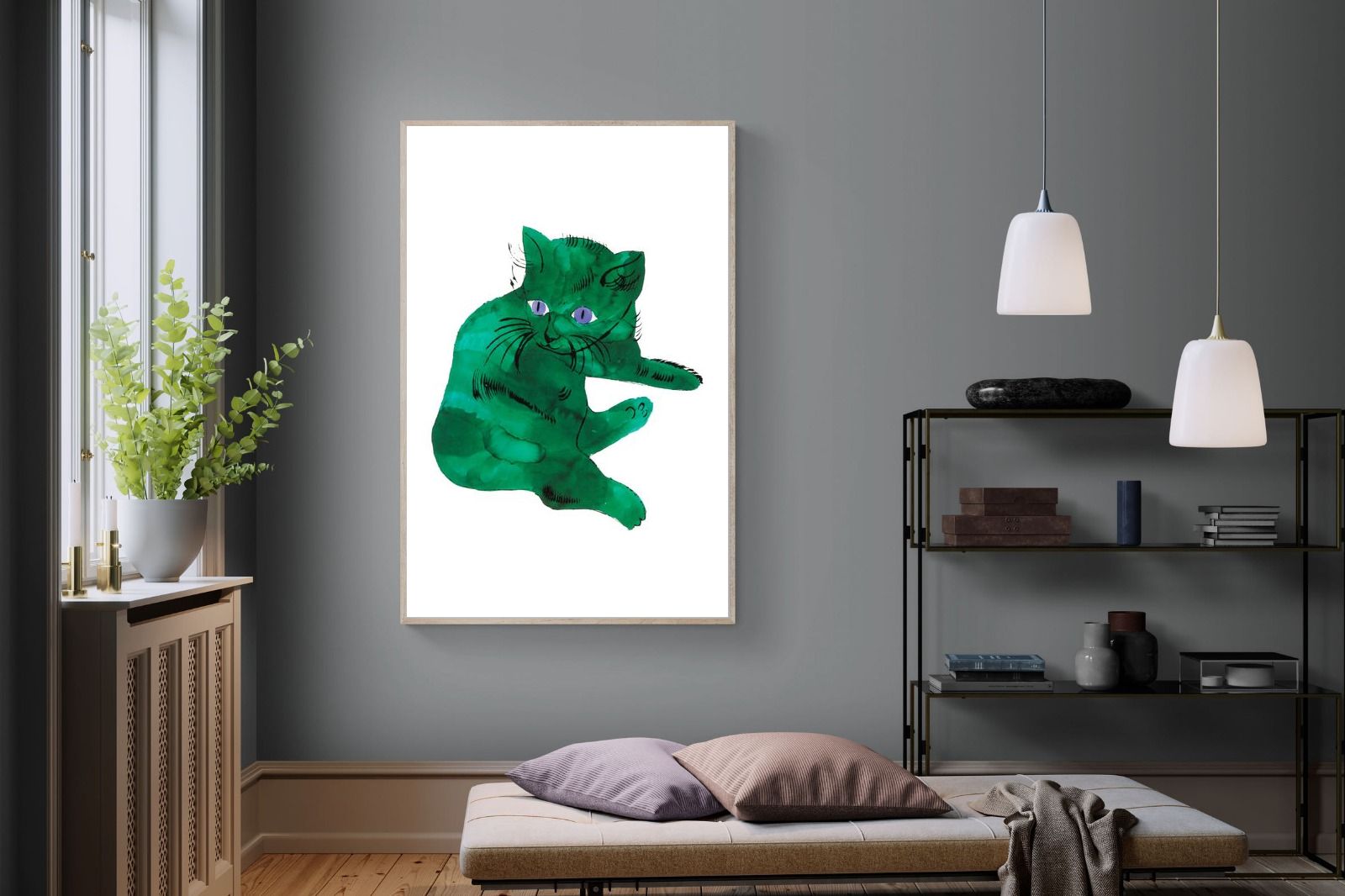 Pixalot Green Cat