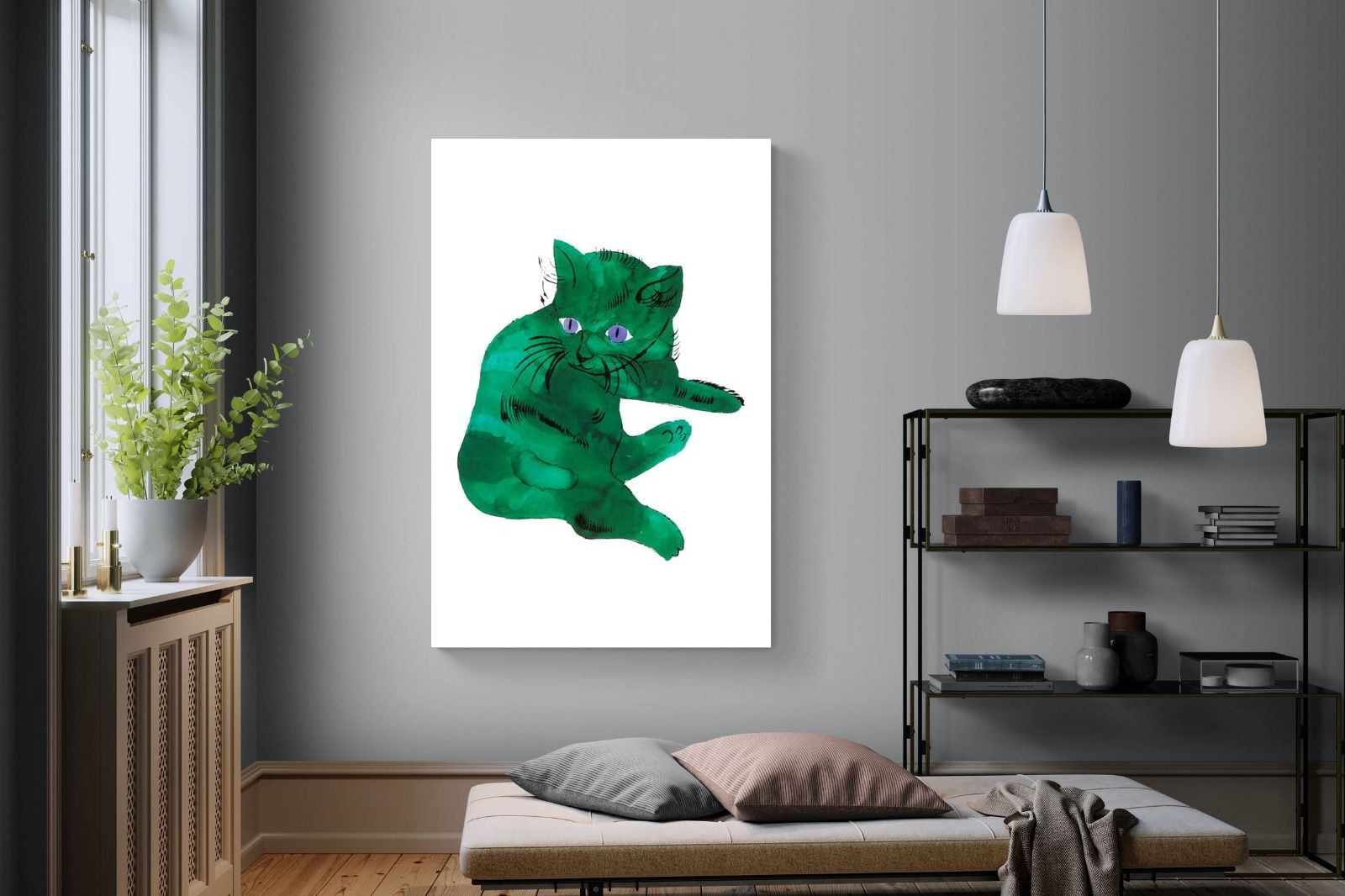 Pixalot Green Cat