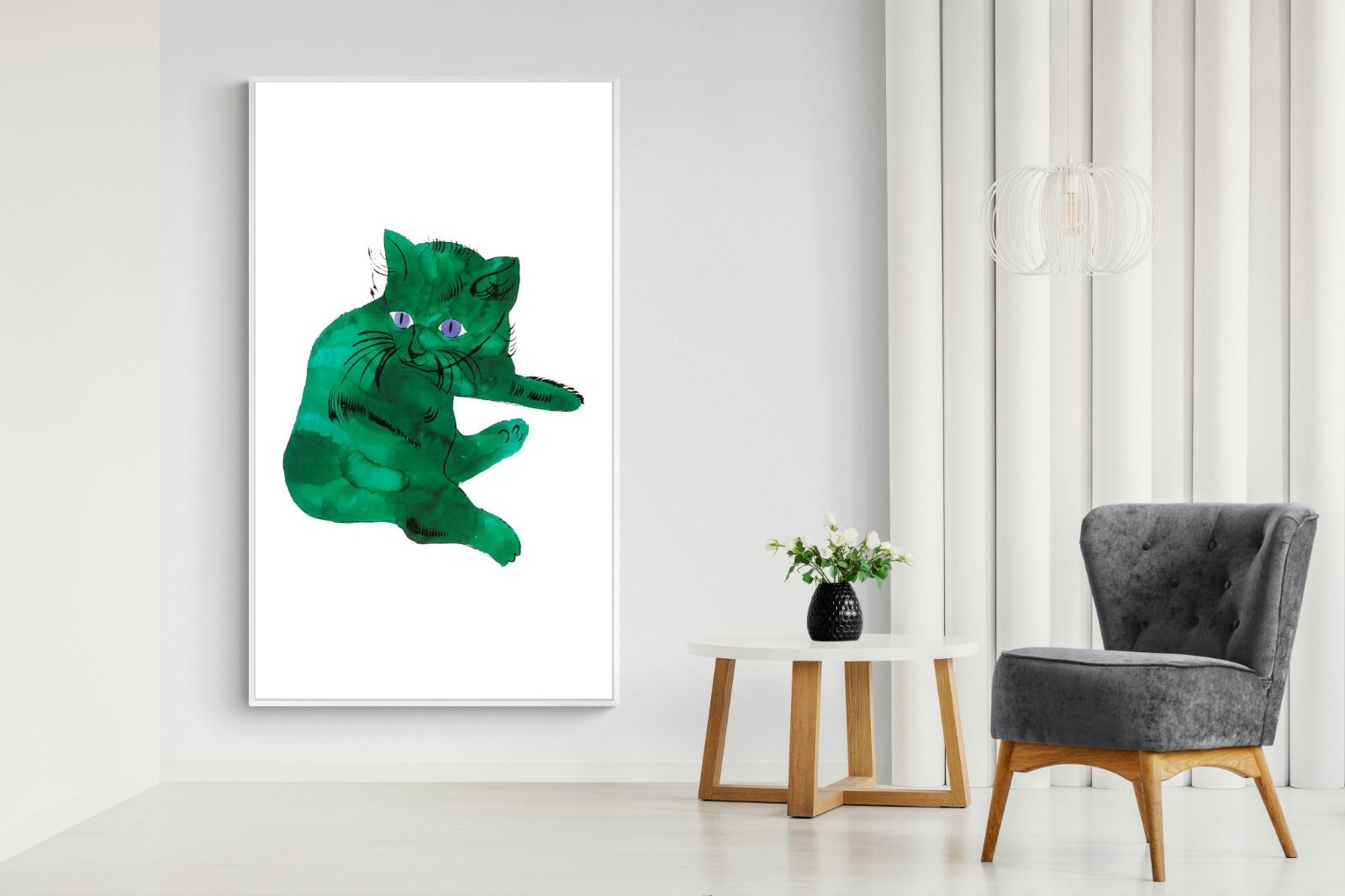 Pixalot Green Cat