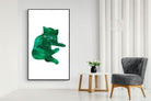 Pixalot Green Cat