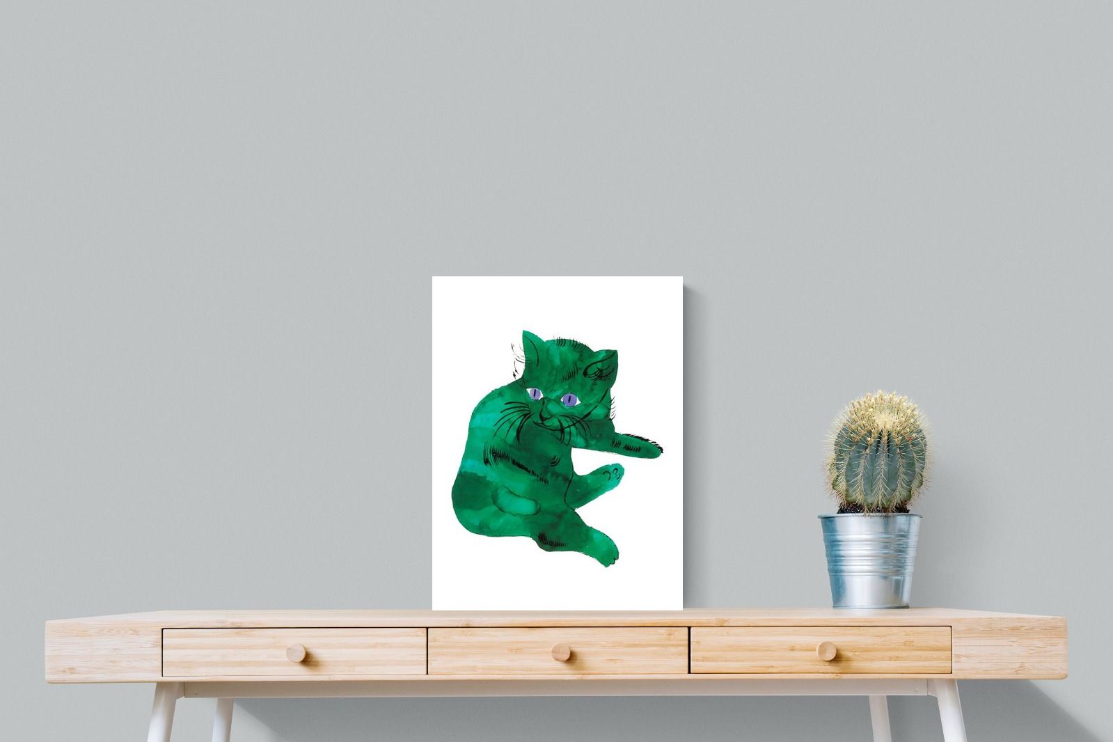 Pixalot Green Cat