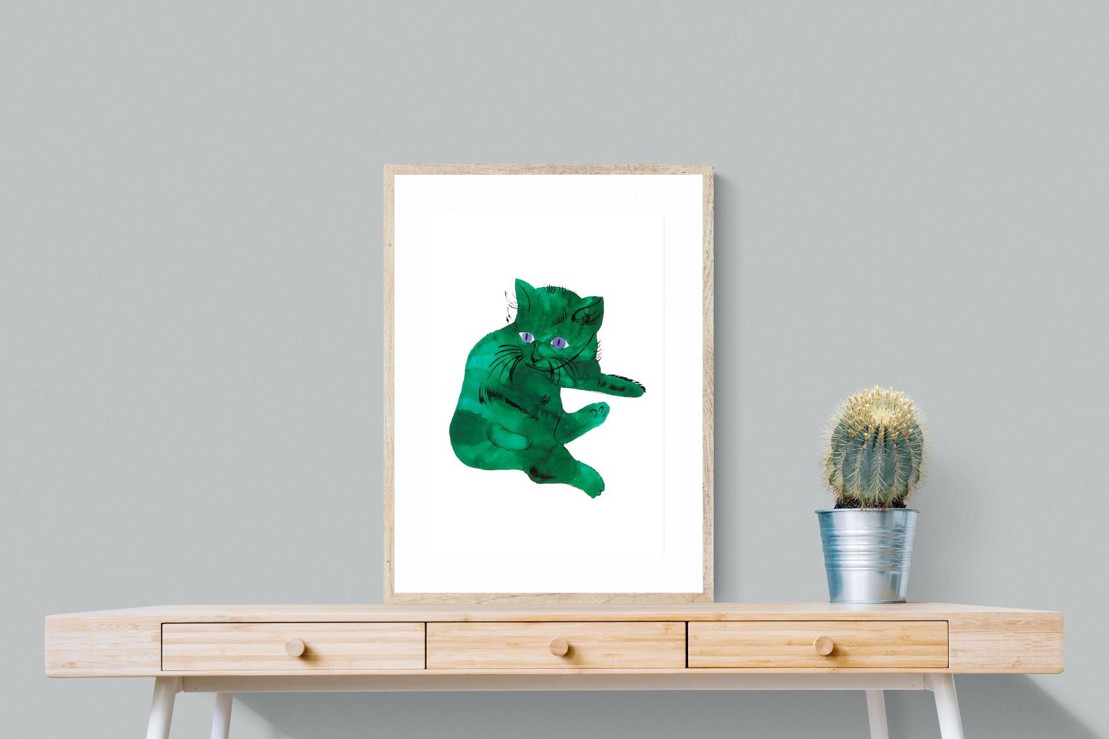 Pixalot Green Cat