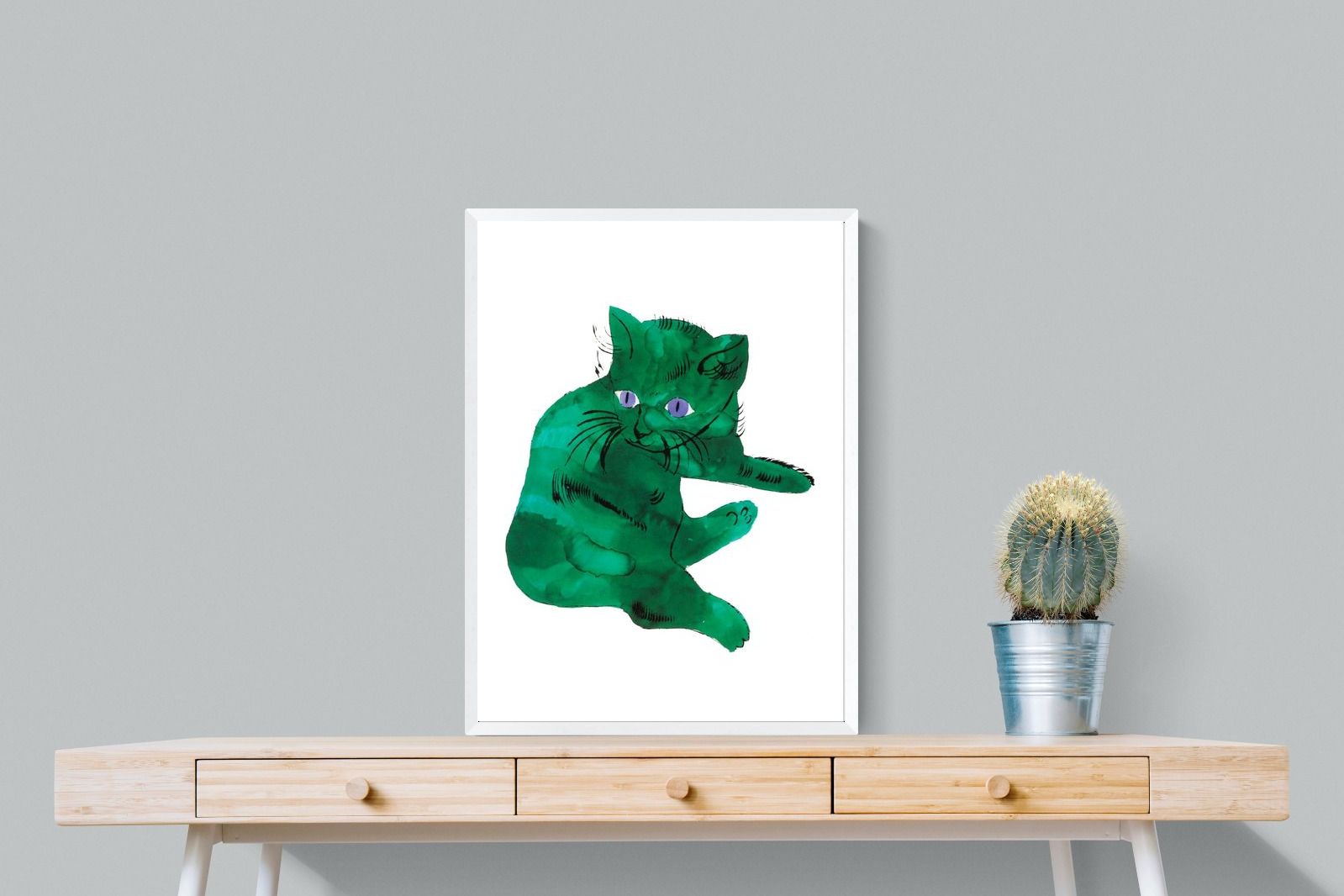 Pixalot Green Cat