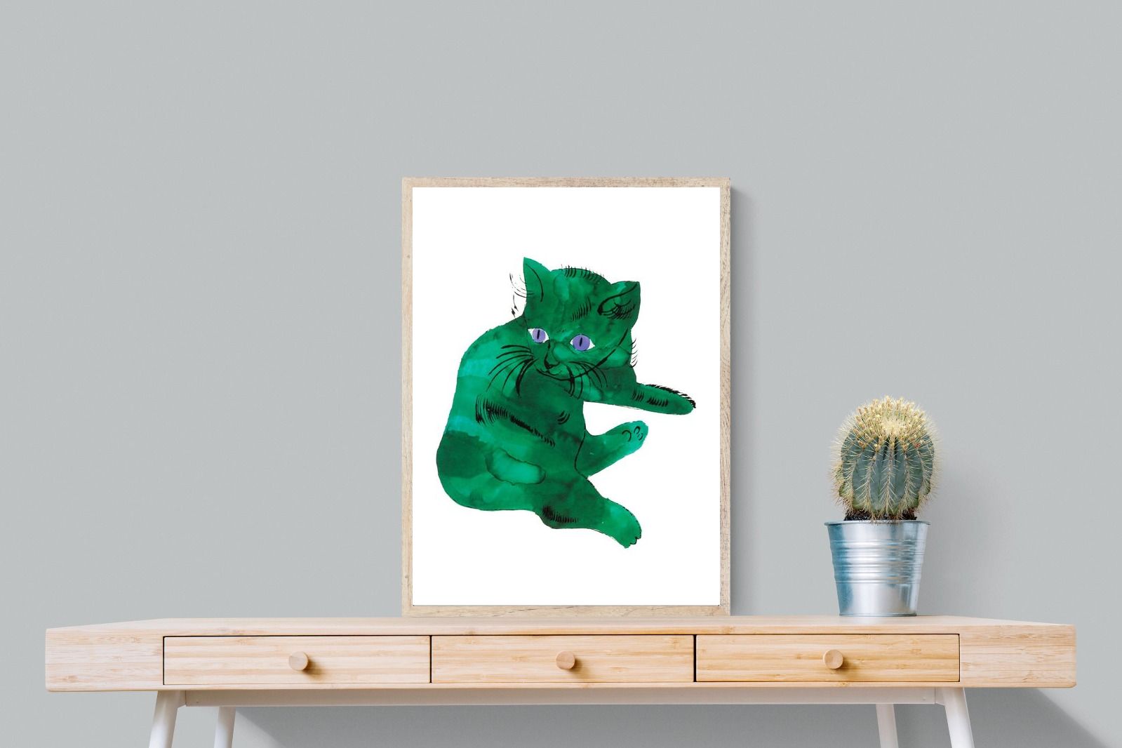 Pixalot Green Cat