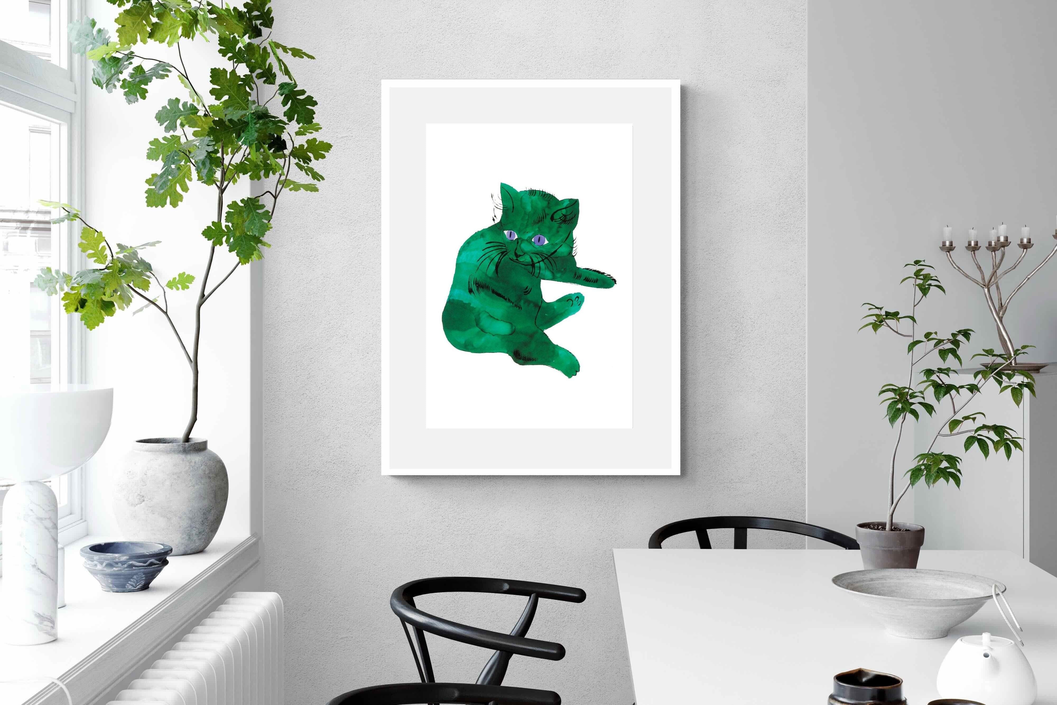 Pixalot Green Cat