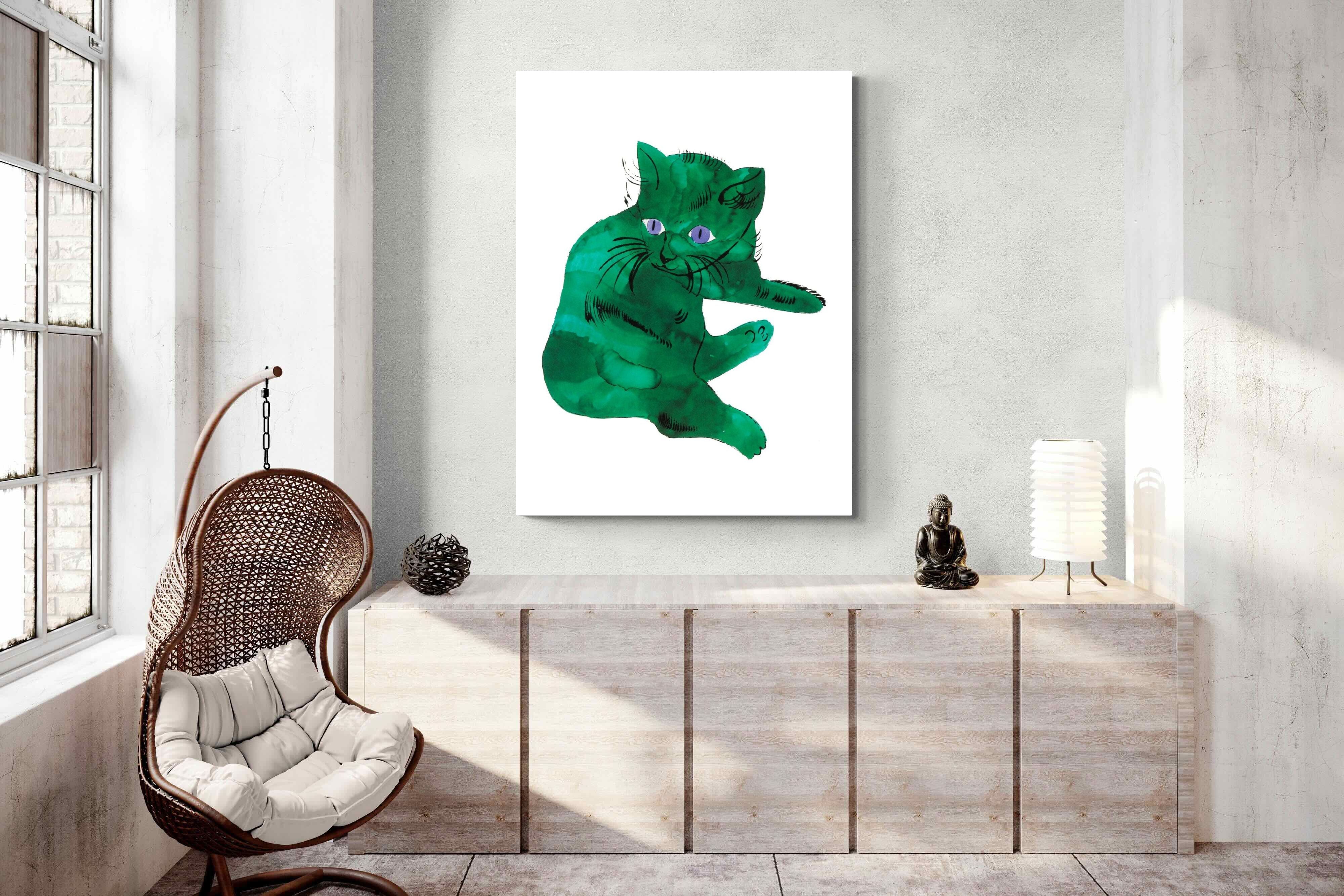 Pixalot Green Cat