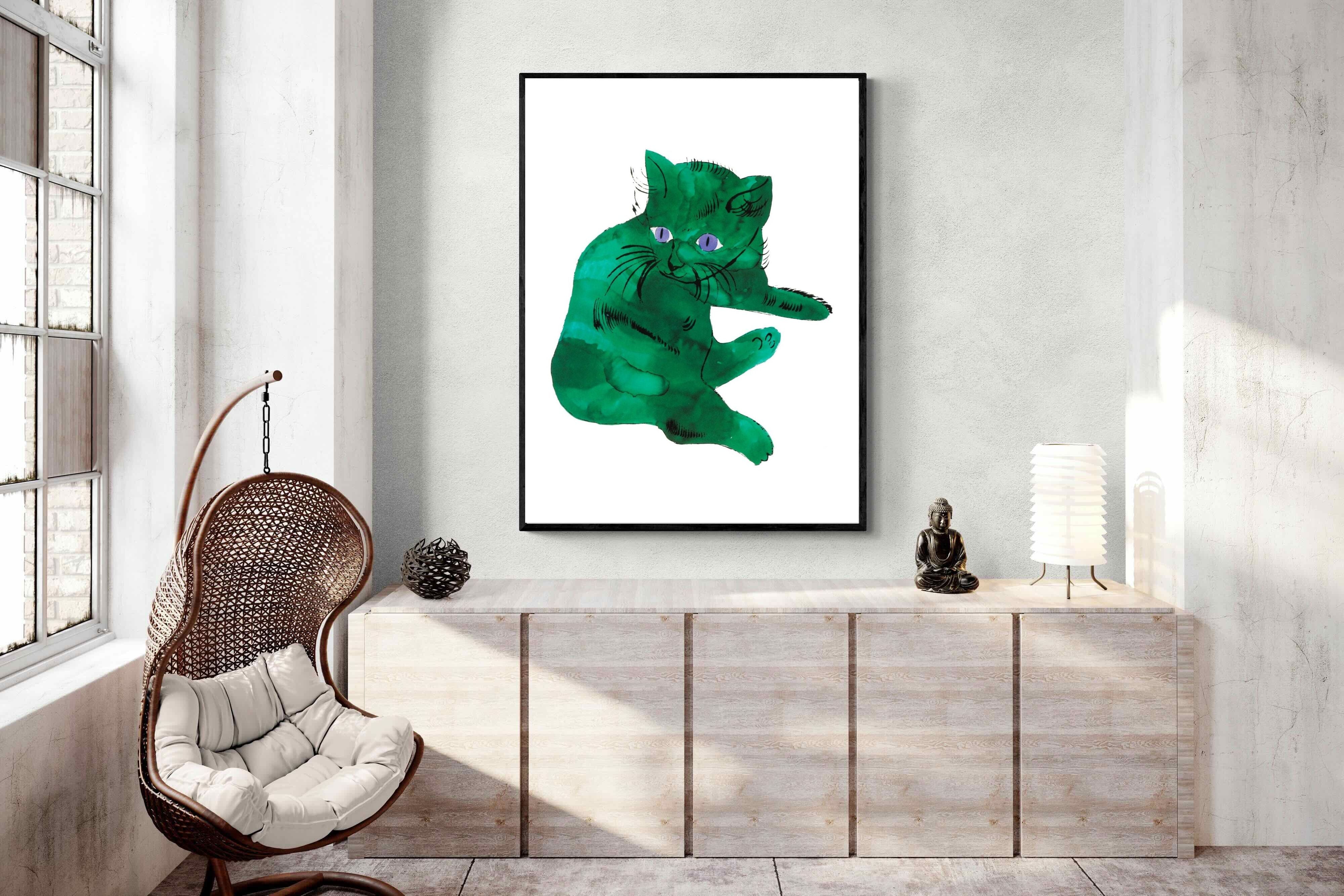 Pixalot Green Cat