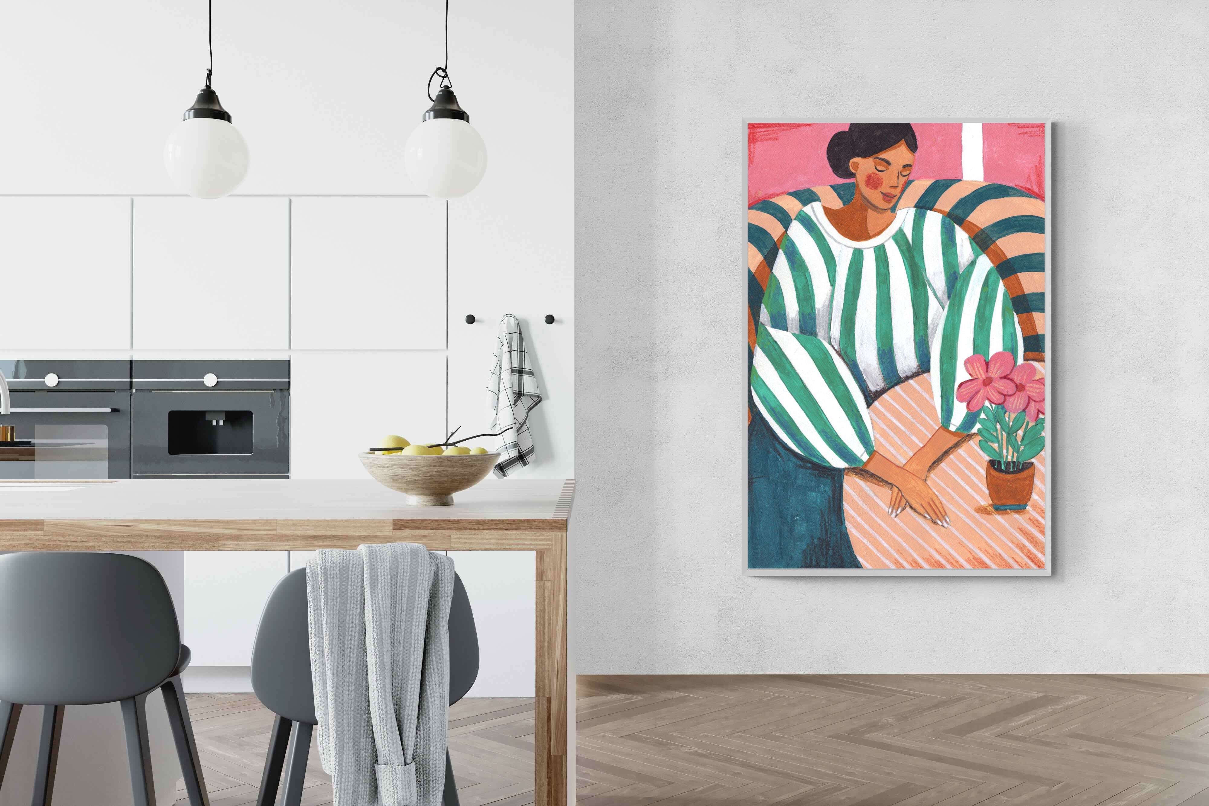 Pixalot Green Stripes & Quiet Moments
