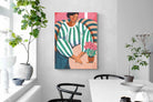 Pixalot Green Stripes & Quiet Moments
