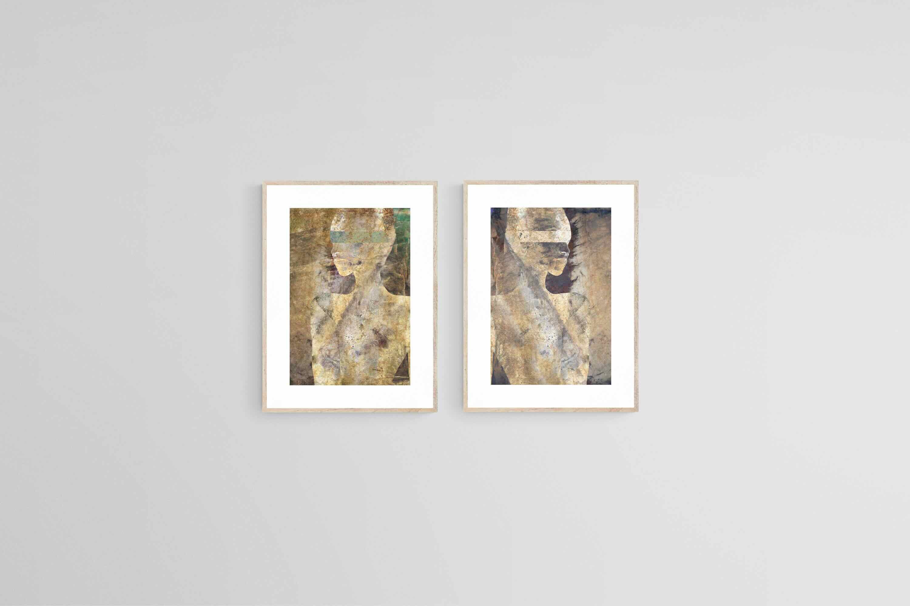 Guardians Set-Wall_Art-45 x 60cm (x2)-Framed Print-Wood-Pixalot
