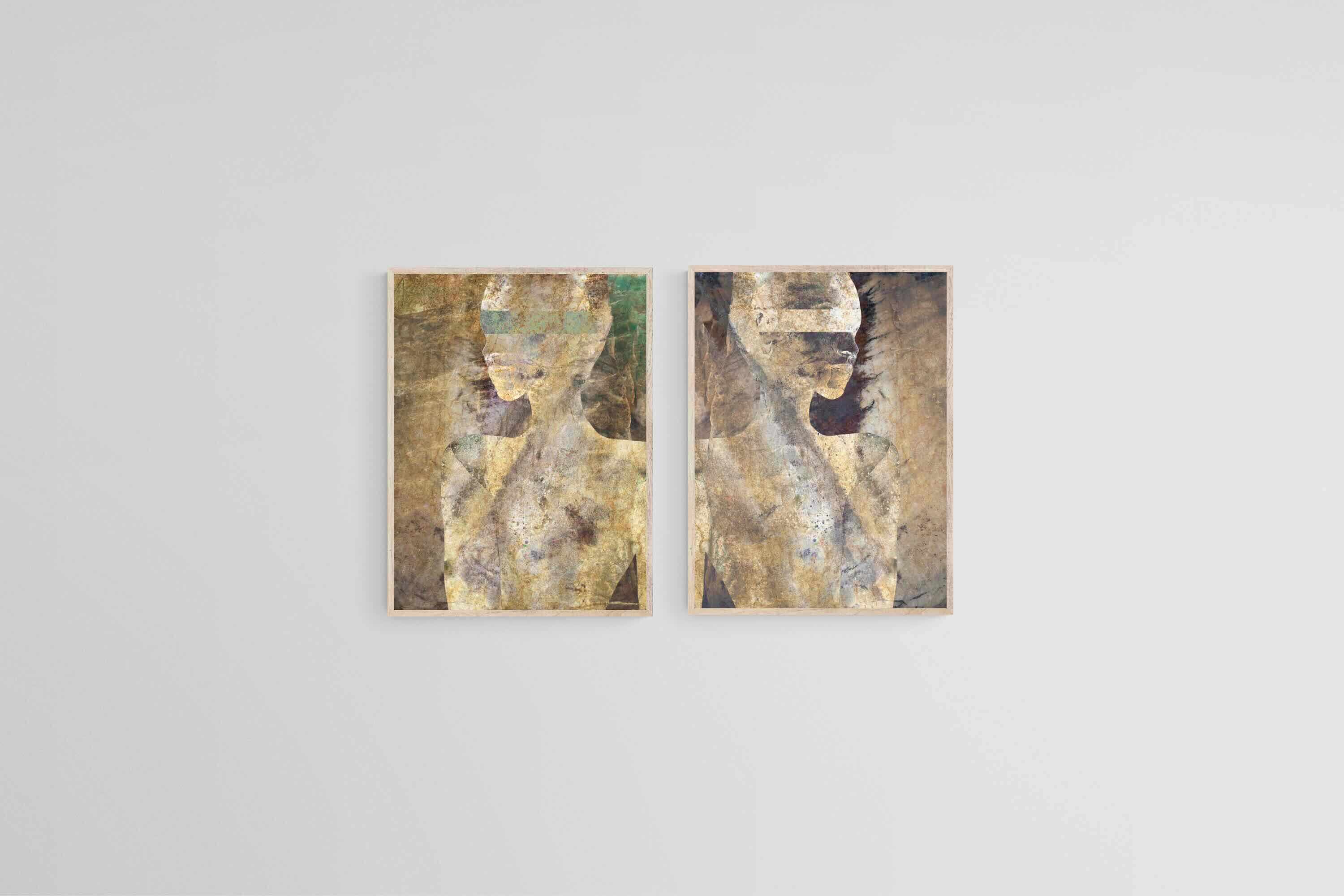 Guardians Set-Wall_Art-45 x 60cm (x2)-Mounted Canvas-Wood-Pixalot