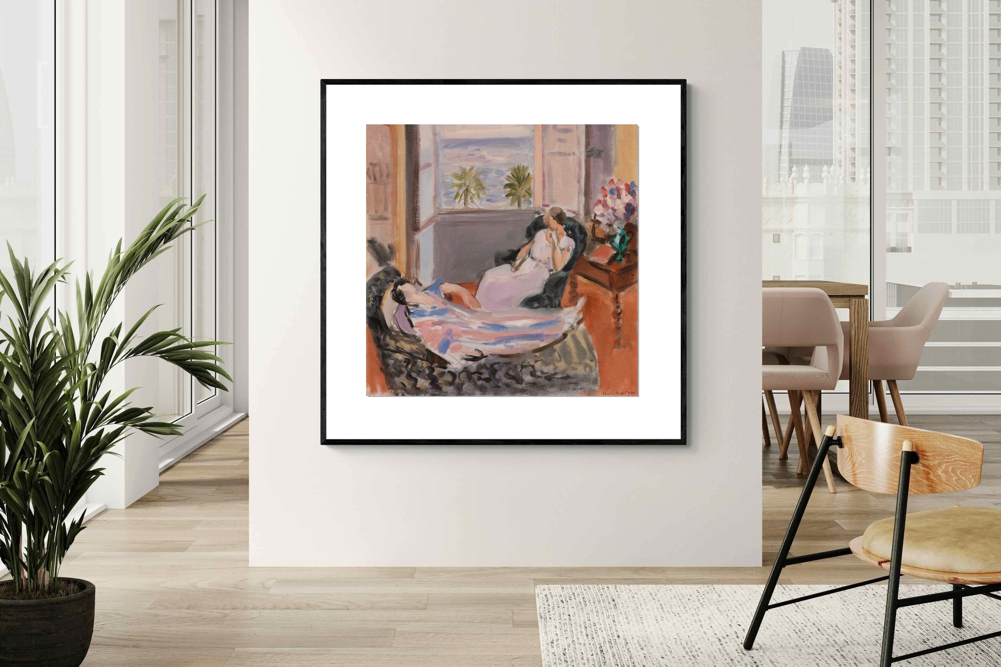 Pixalot Interior with Two Figures