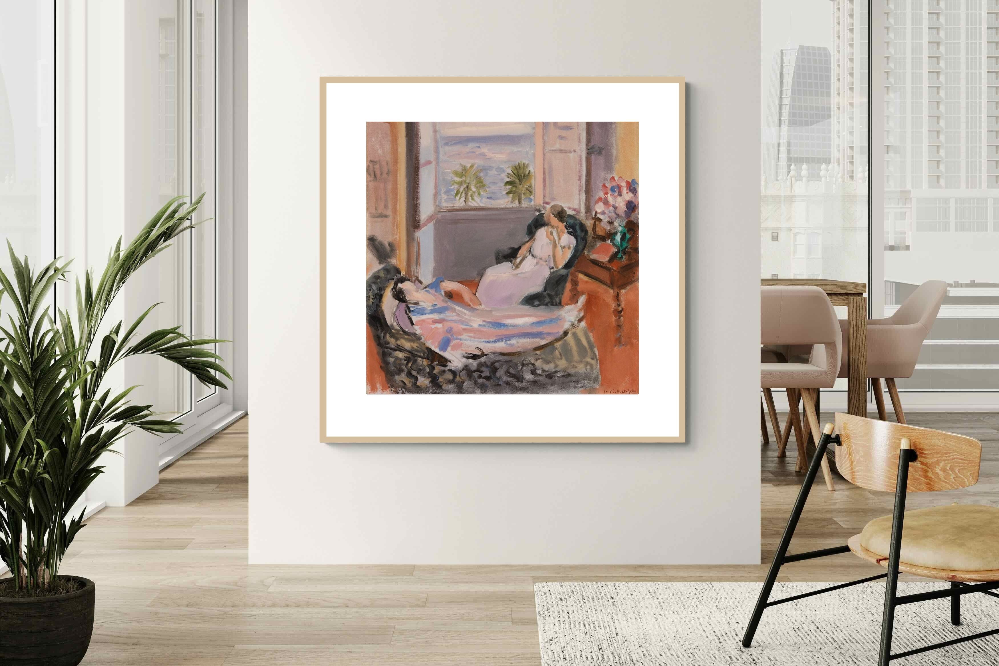 Pixalot Interior with Two Figures