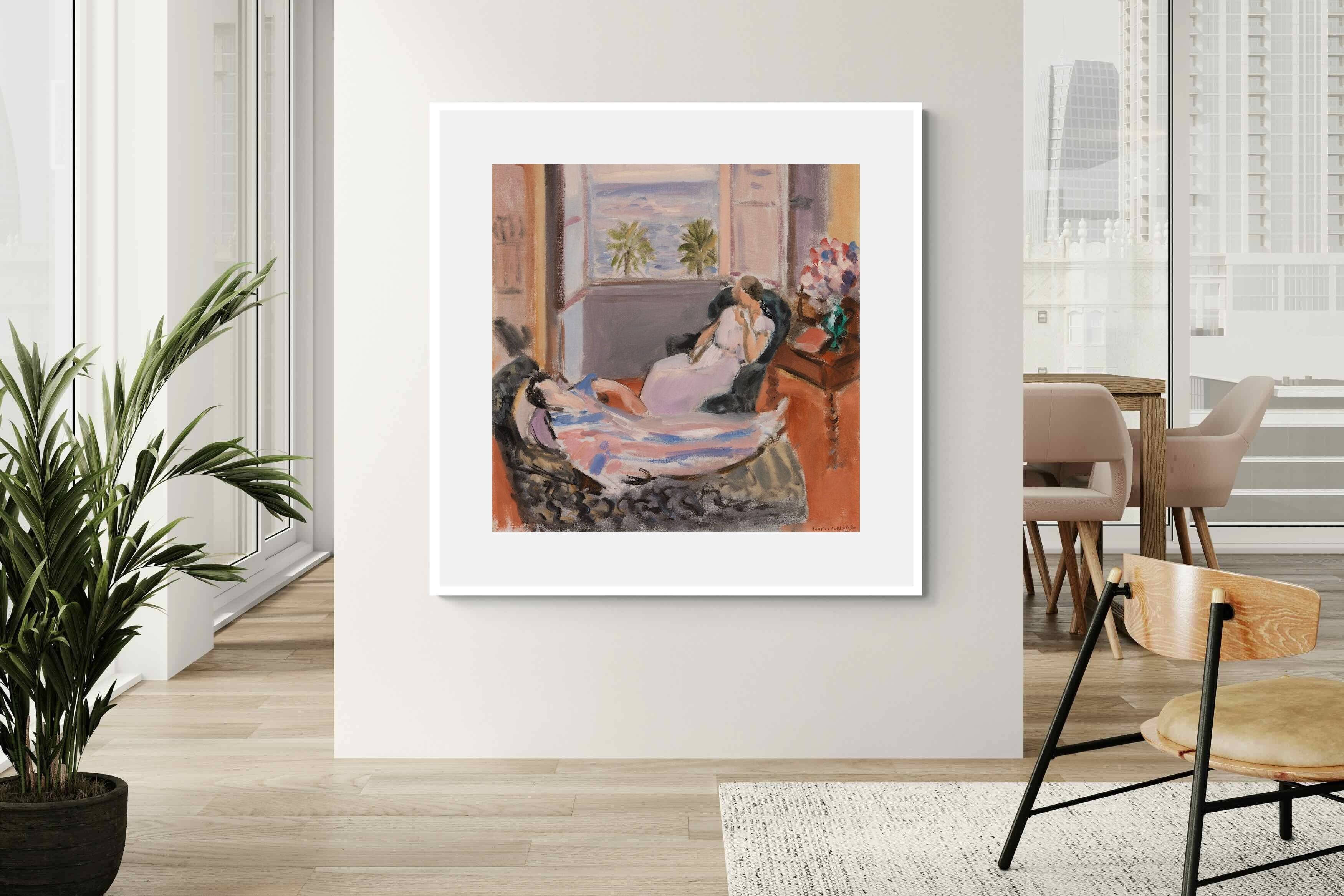 Pixalot Interior with Two Figures