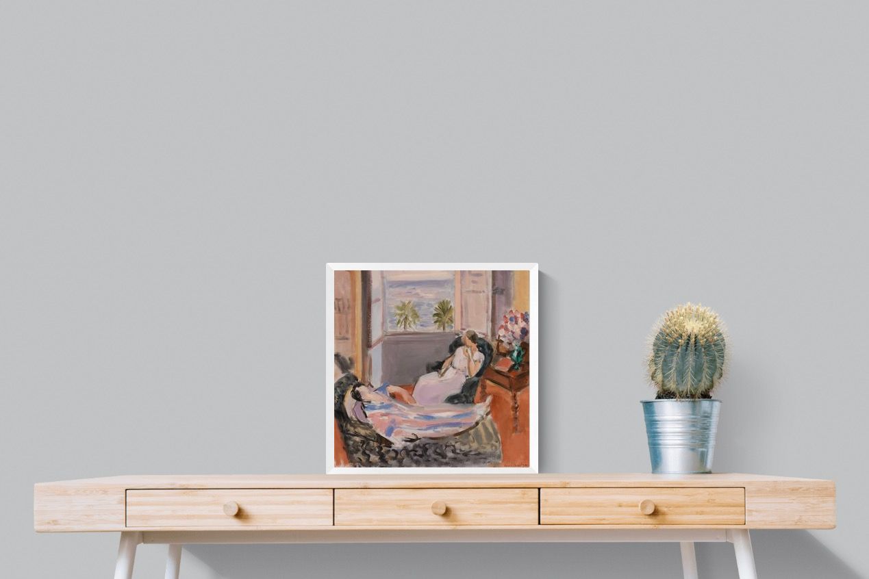 Pixalot Interior with Two Figures