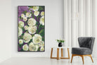 Pixalot Ivory Blooms on Plum