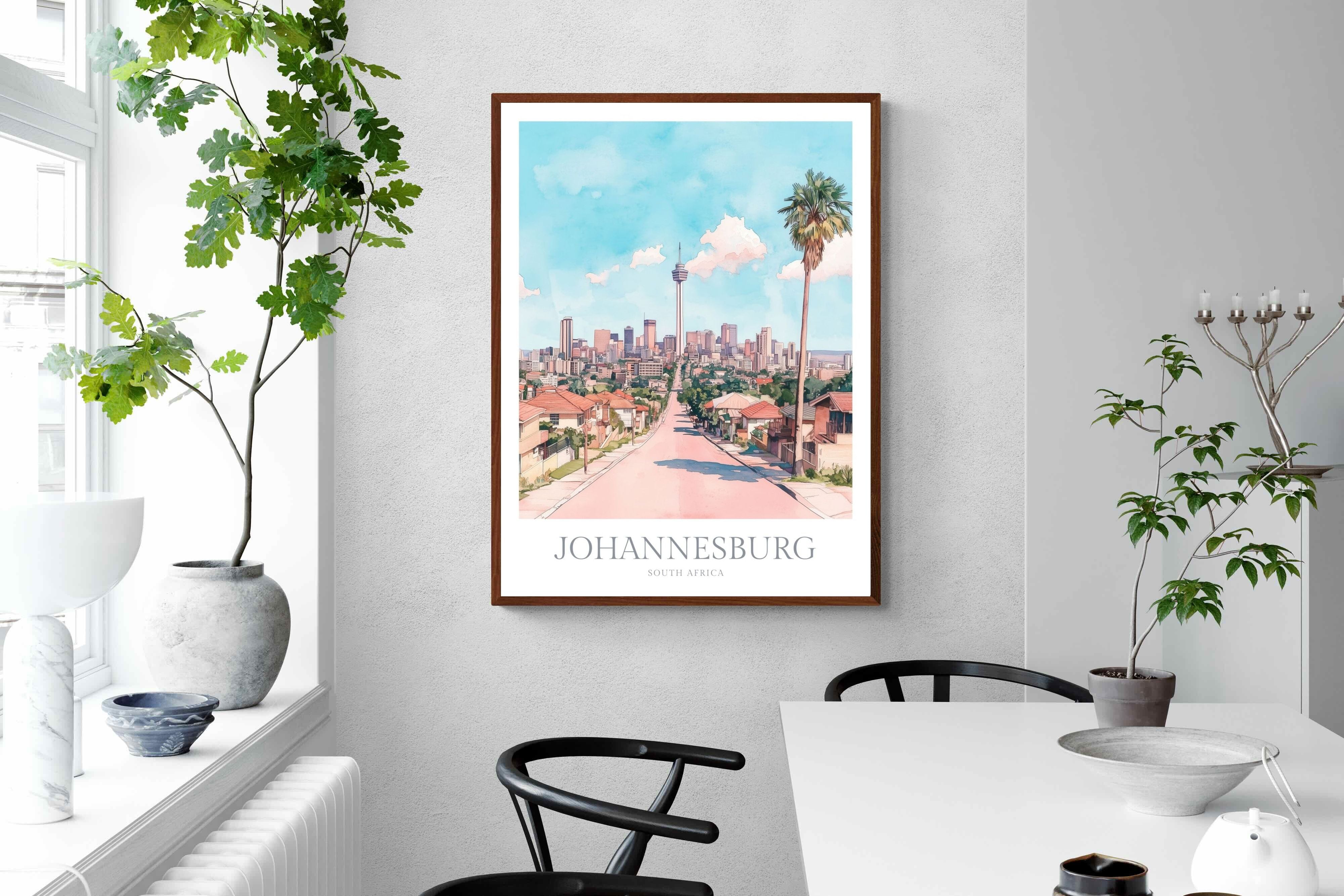 Pixalot Johannesburg Watercolour