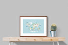 Pixalot Kids World Map (Blue)