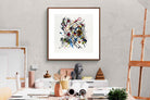 Pixalot Lithographie fur die Vierte Bauhausmappe