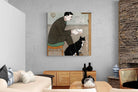 Pixalot Man Reading with Cat