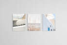 Mediterranean Set-Wall_Art-45 x 60cm (x3)-Mounted Canvas-No Frame-Pixalot
