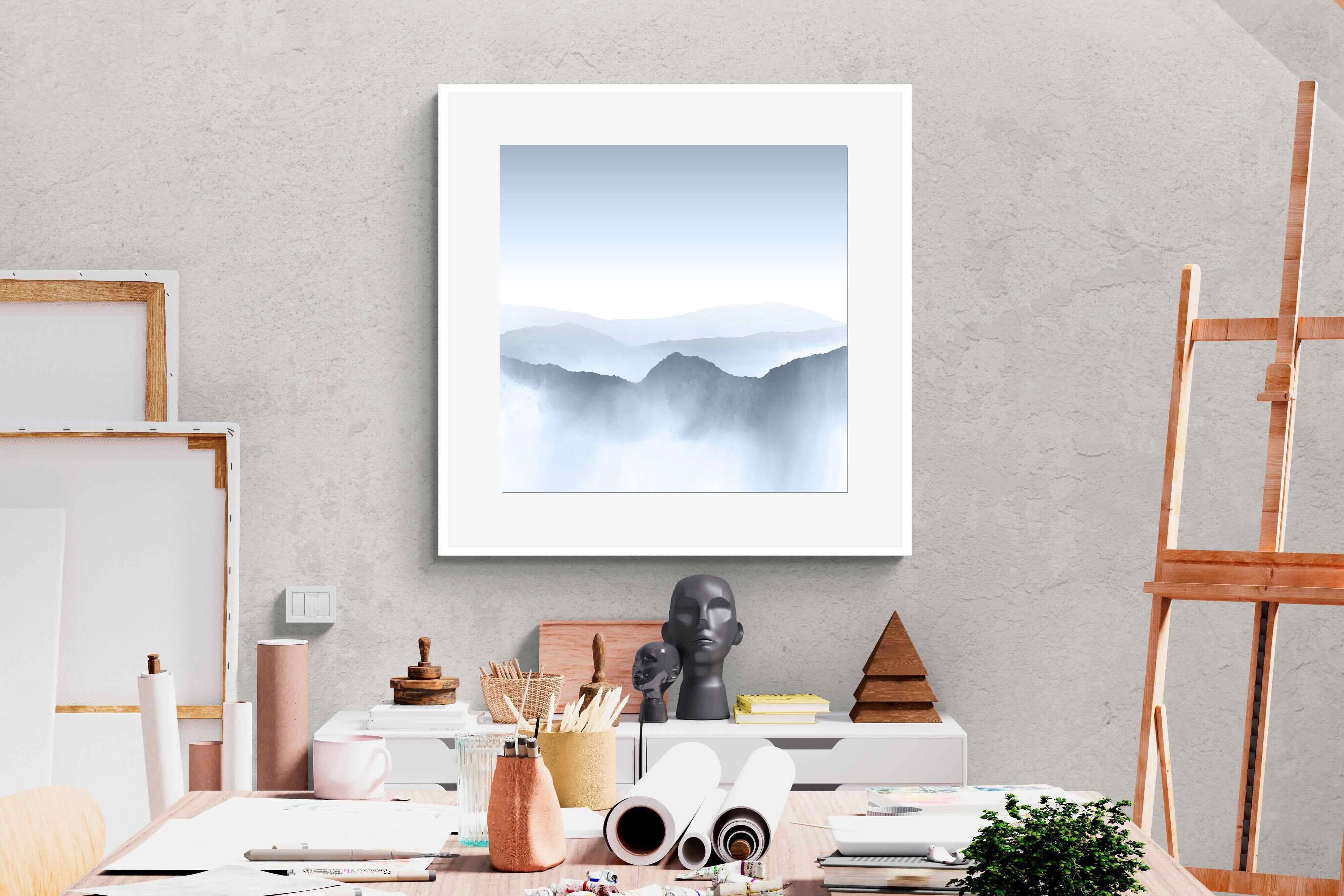 Pixalot Mountains Watercolour