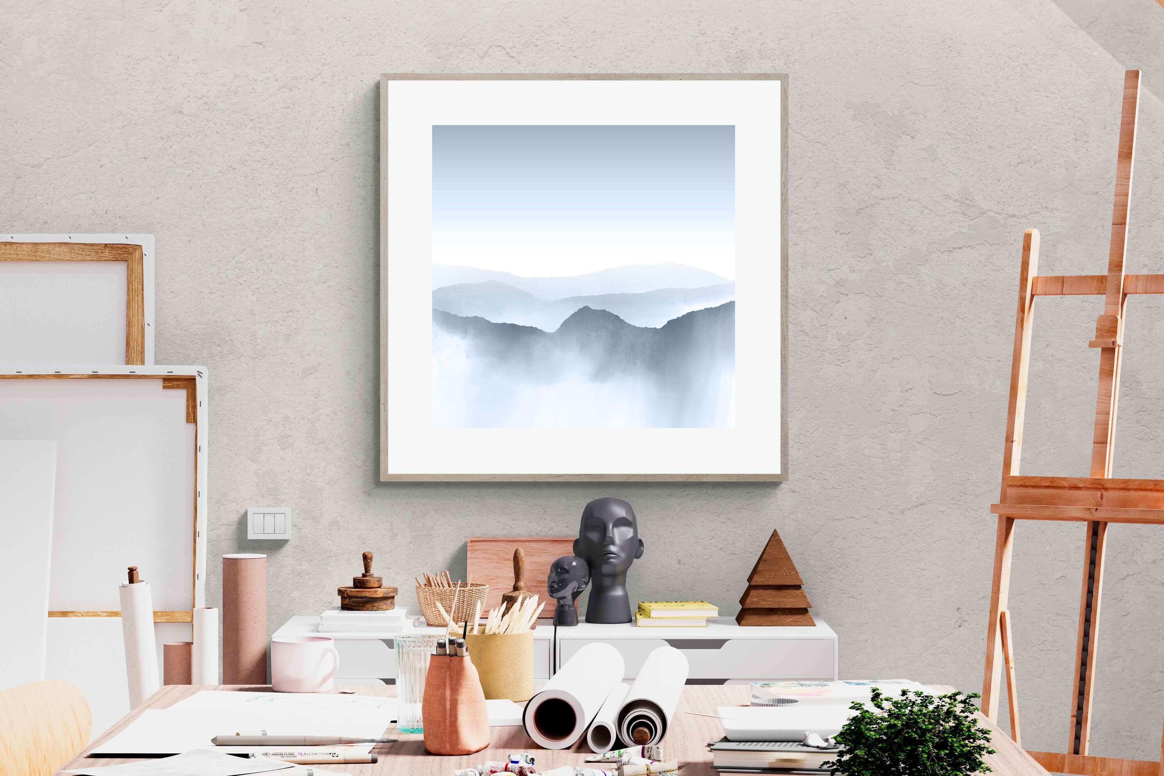 Pixalot Mountains Watercolour