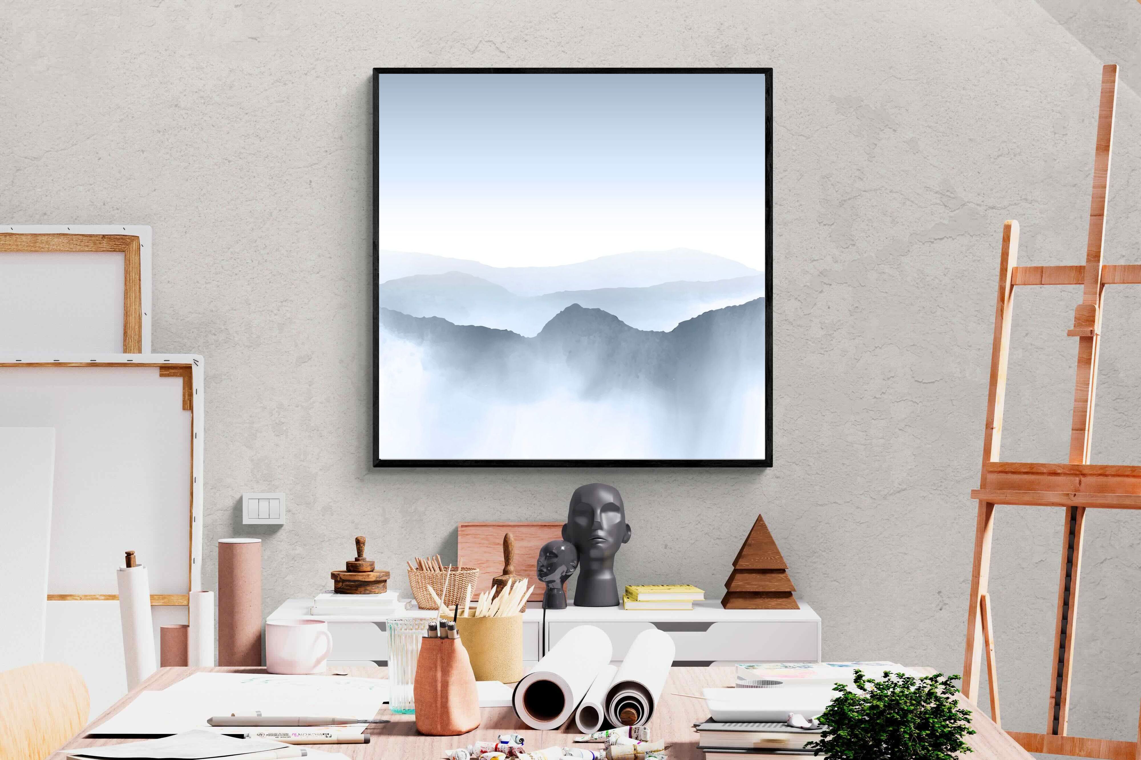 Pixalot Mountains Watercolour