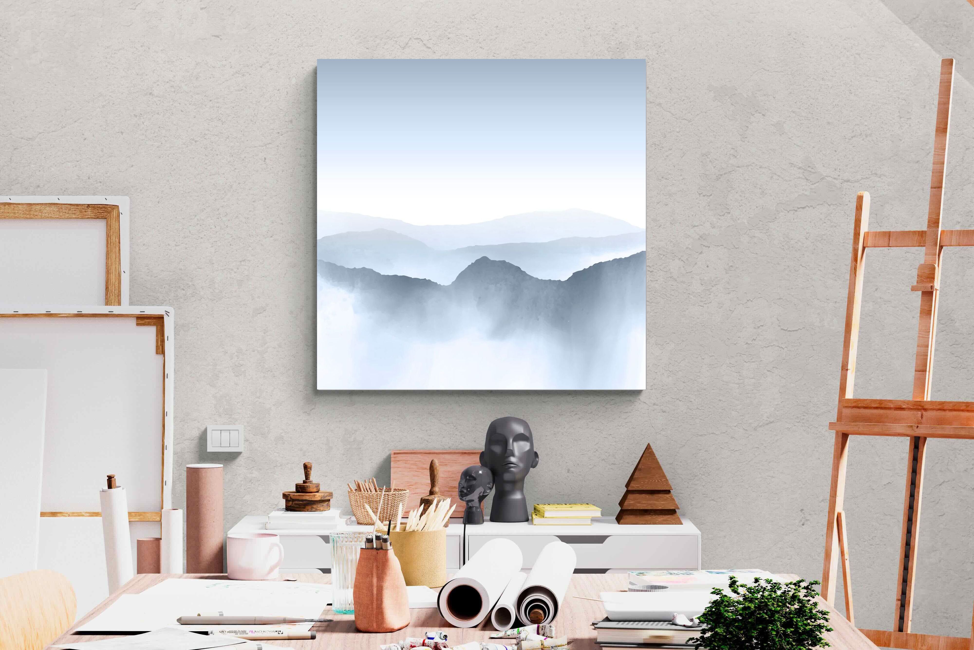 Pixalot Mountains Watercolour