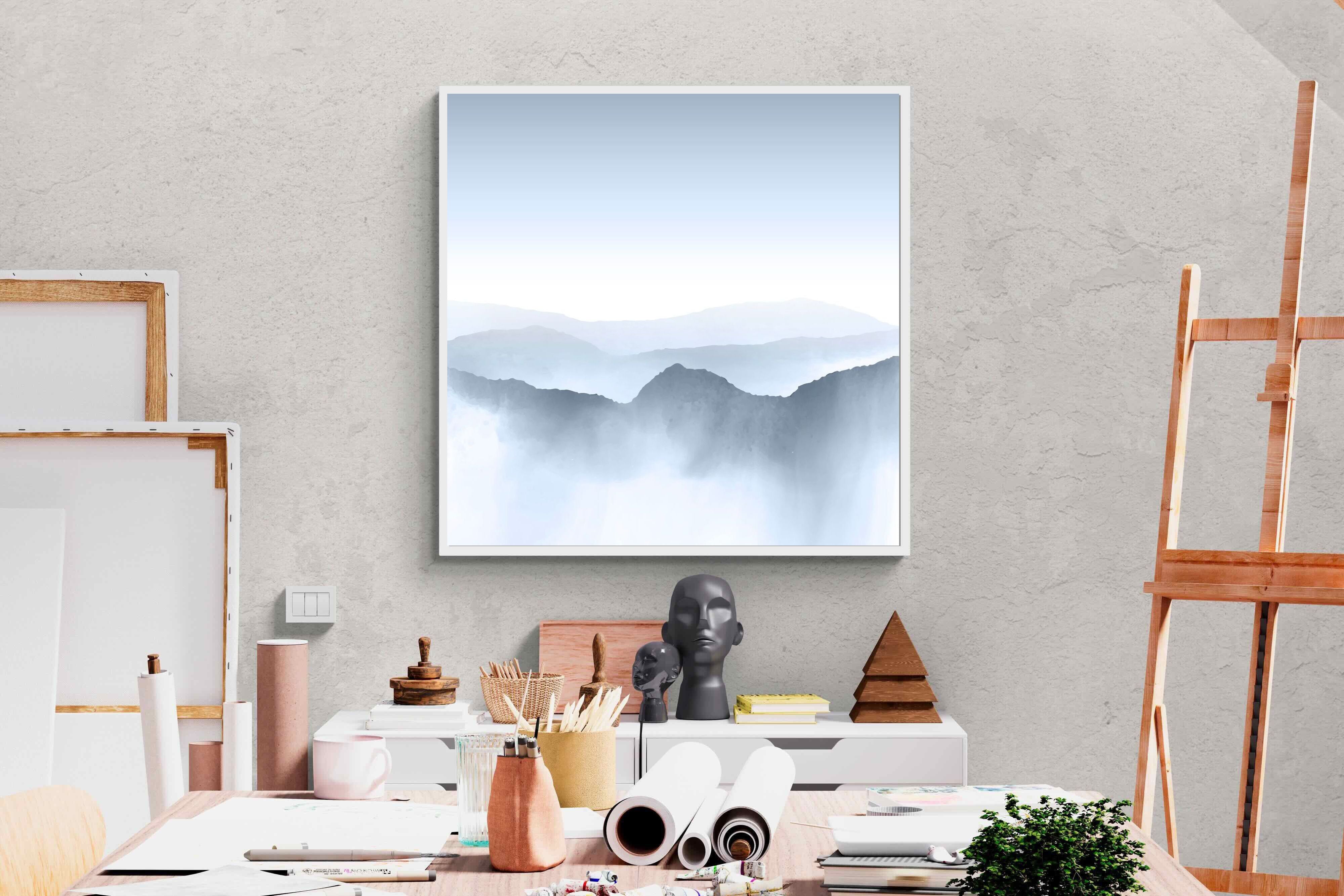 Pixalot Mountains Watercolour