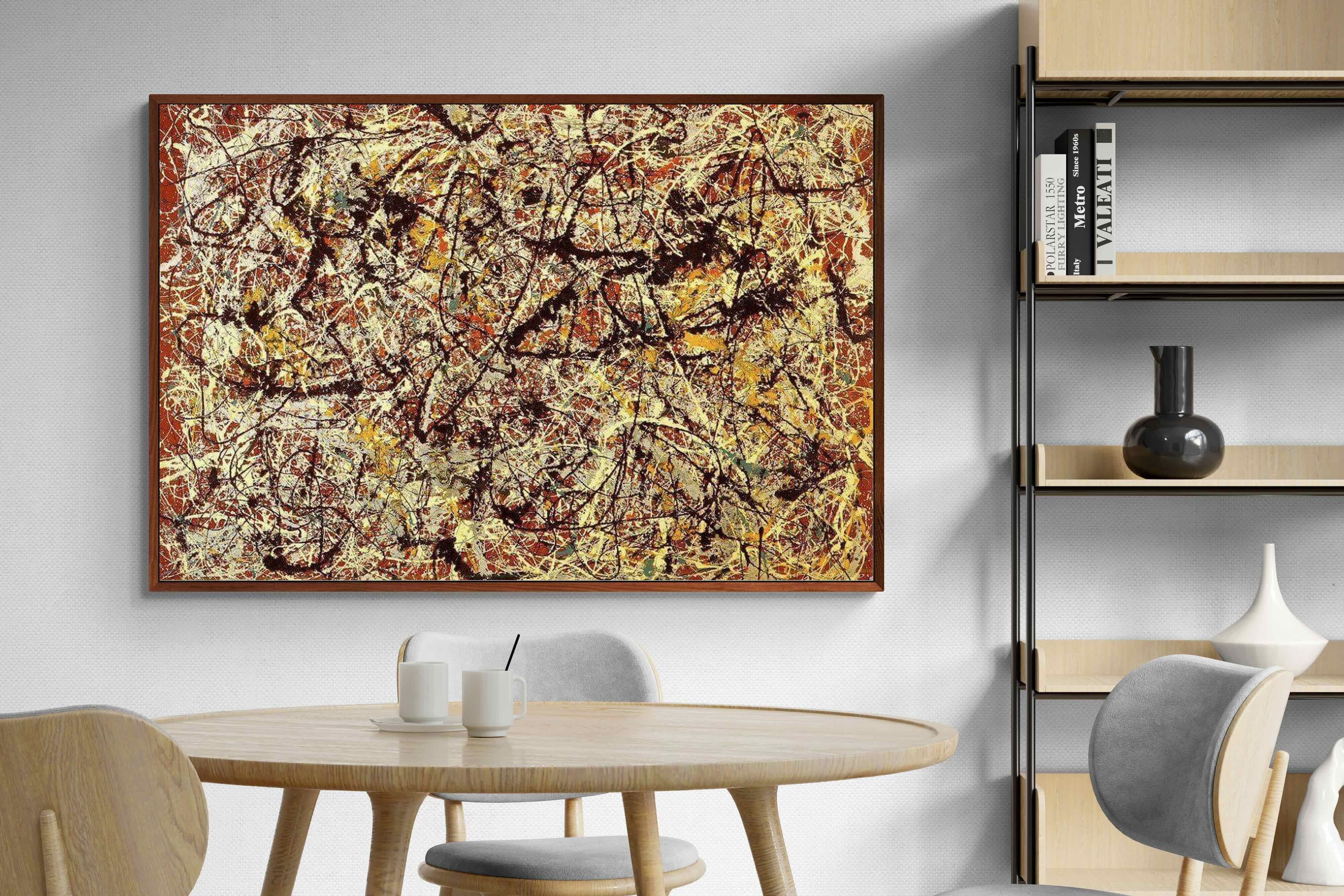 Pixalot ® Mural on Indian Red Ground