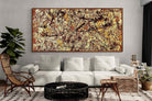 Pixalot ® Mural on Indian Red Ground