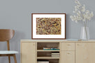 Pixalot ® Mural on Indian Red Ground