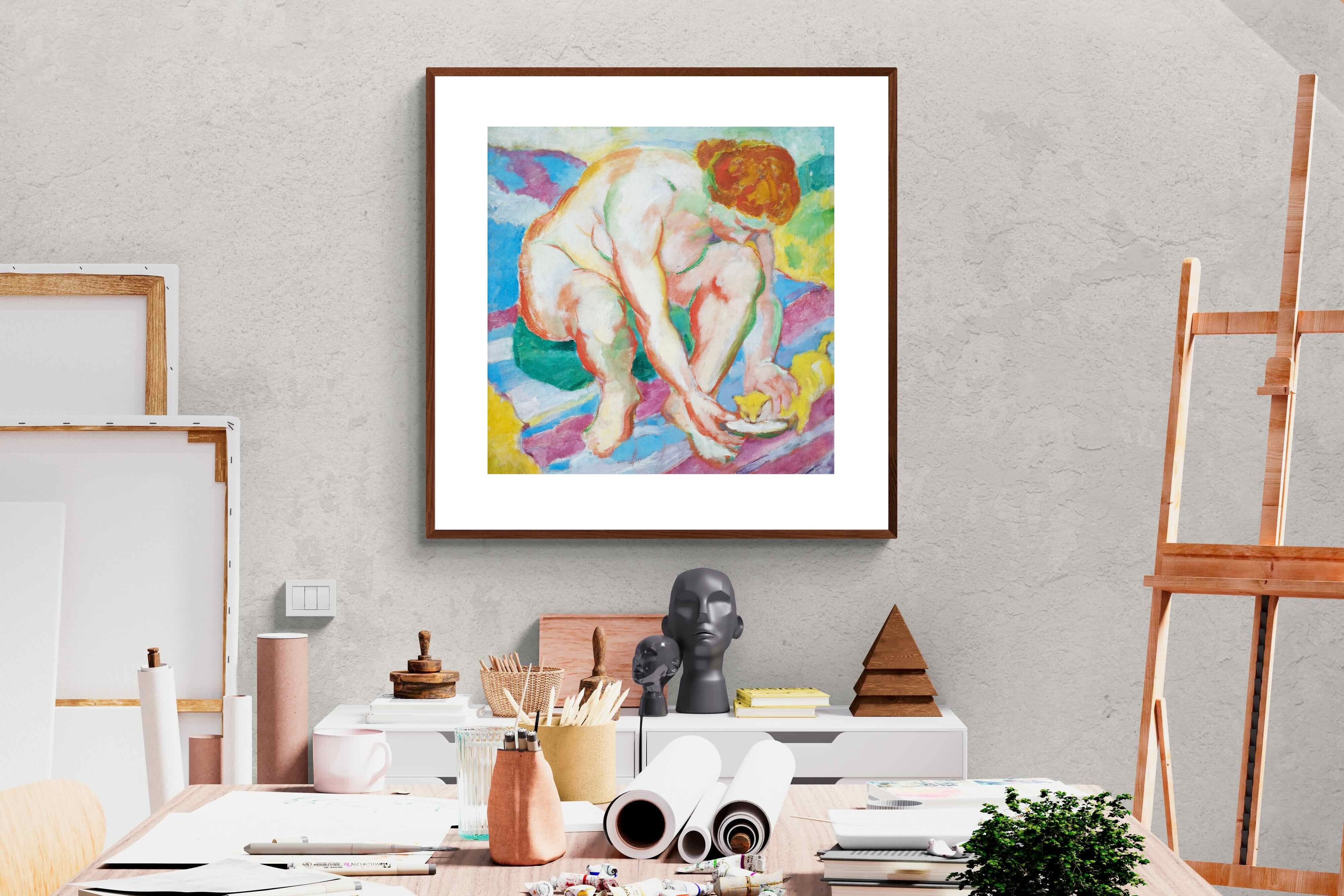 Pixalot Nude with Cat