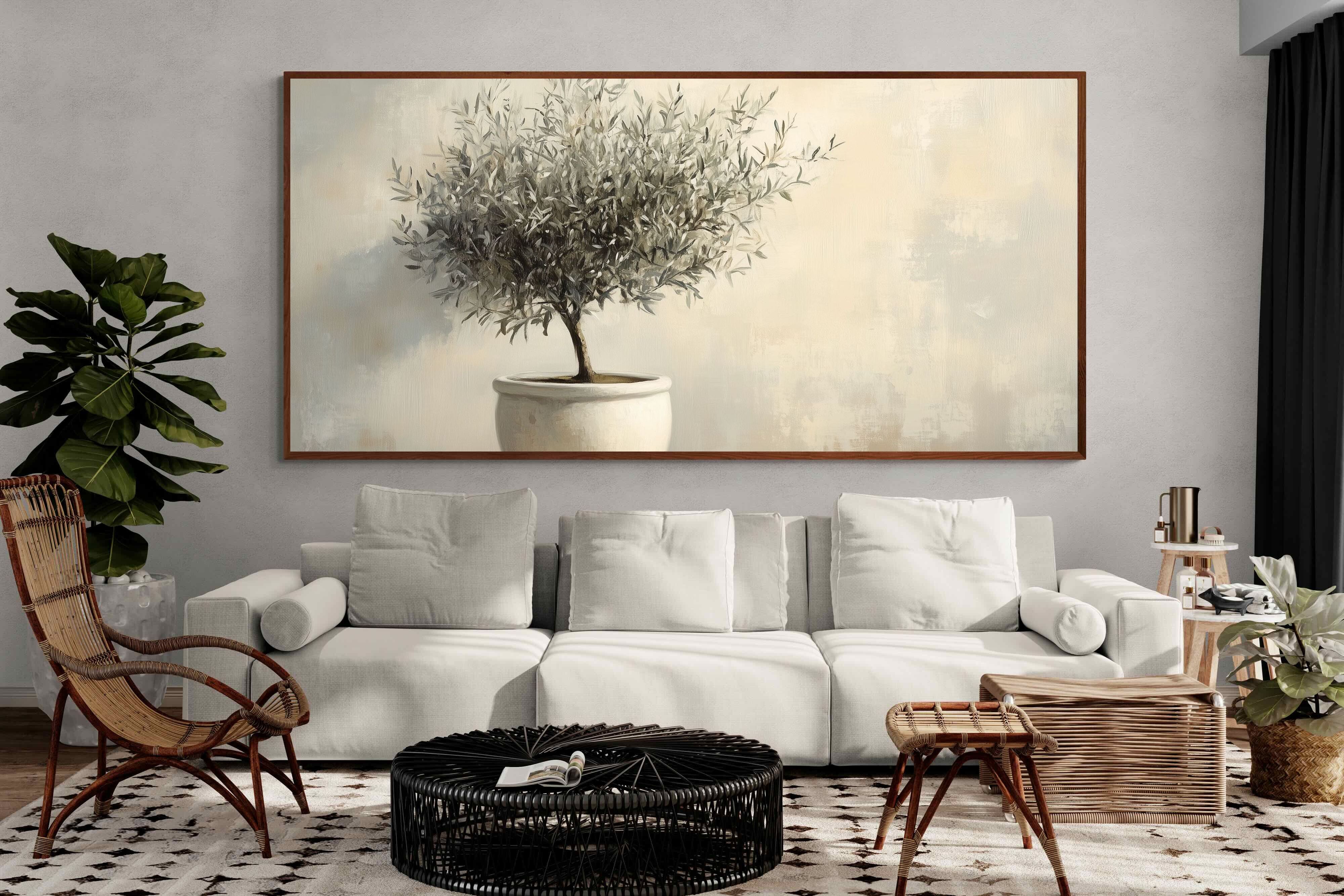 Pixalot ® Olive Tree in White Pot