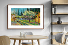 Pixalot ® Orchard Bordered by Cypresses