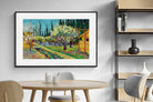 Pixalot ® Orchard Bordered by Cypresses