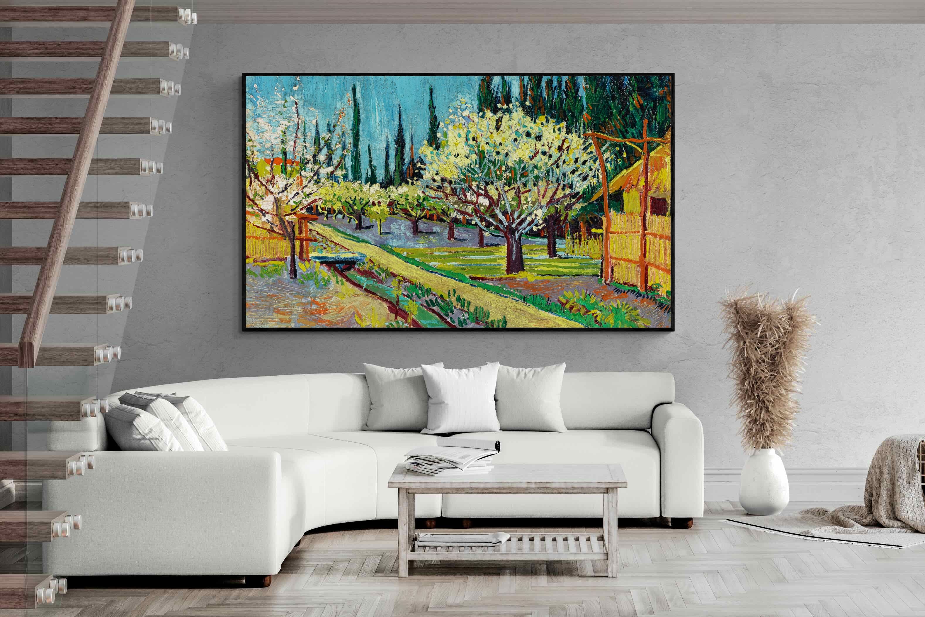 Pixalot ® Orchard Bordered by Cypresses