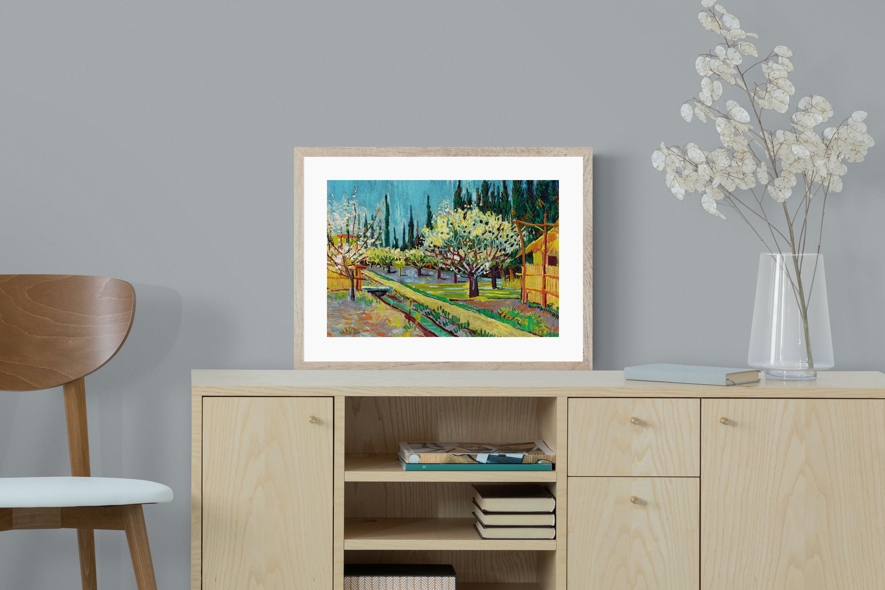 Pixalot ® Orchard Bordered by Cypresses