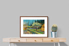 Pixalot ® Orchard Bordered by Cypresses