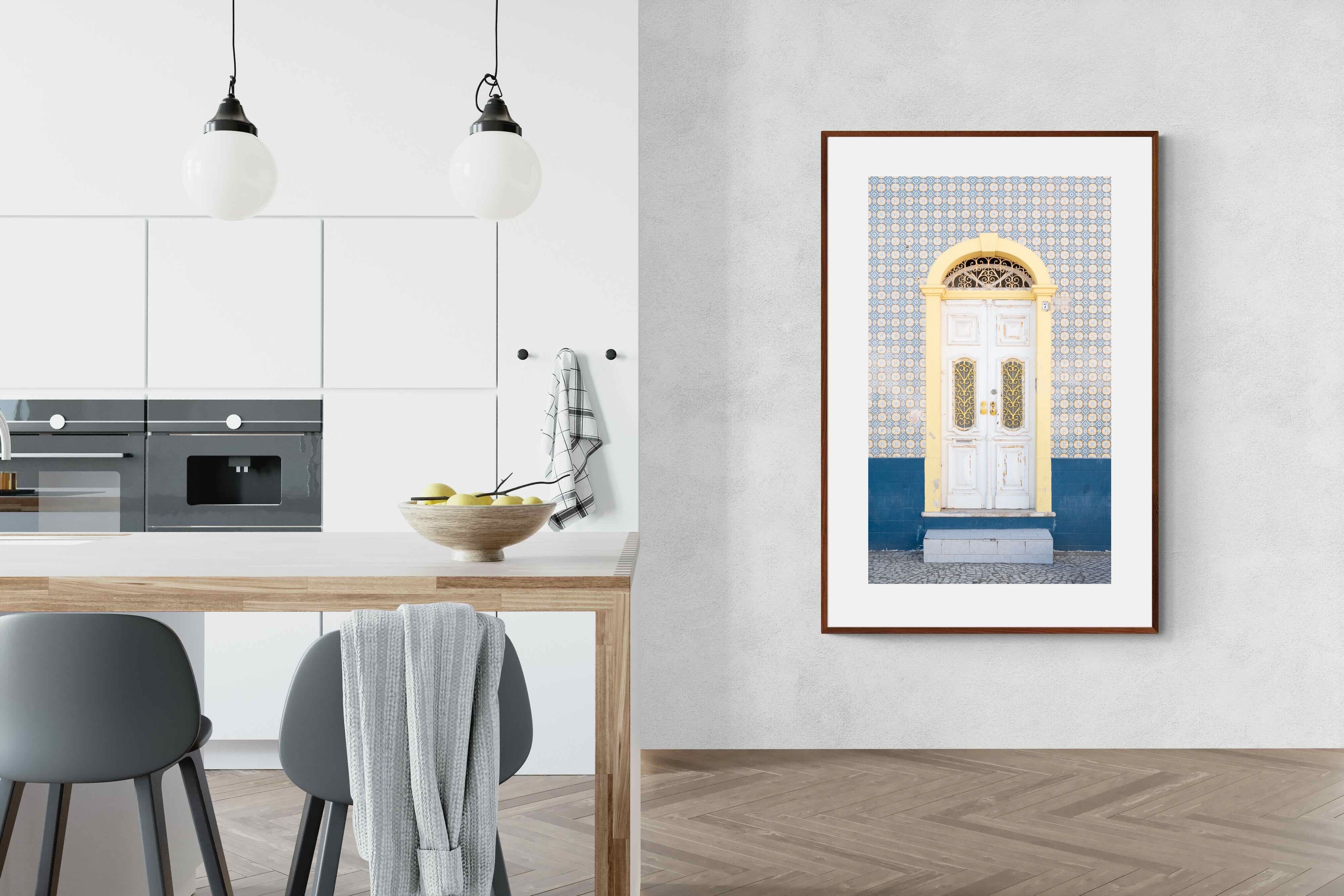 Pixalot Blue and Yellow Facade