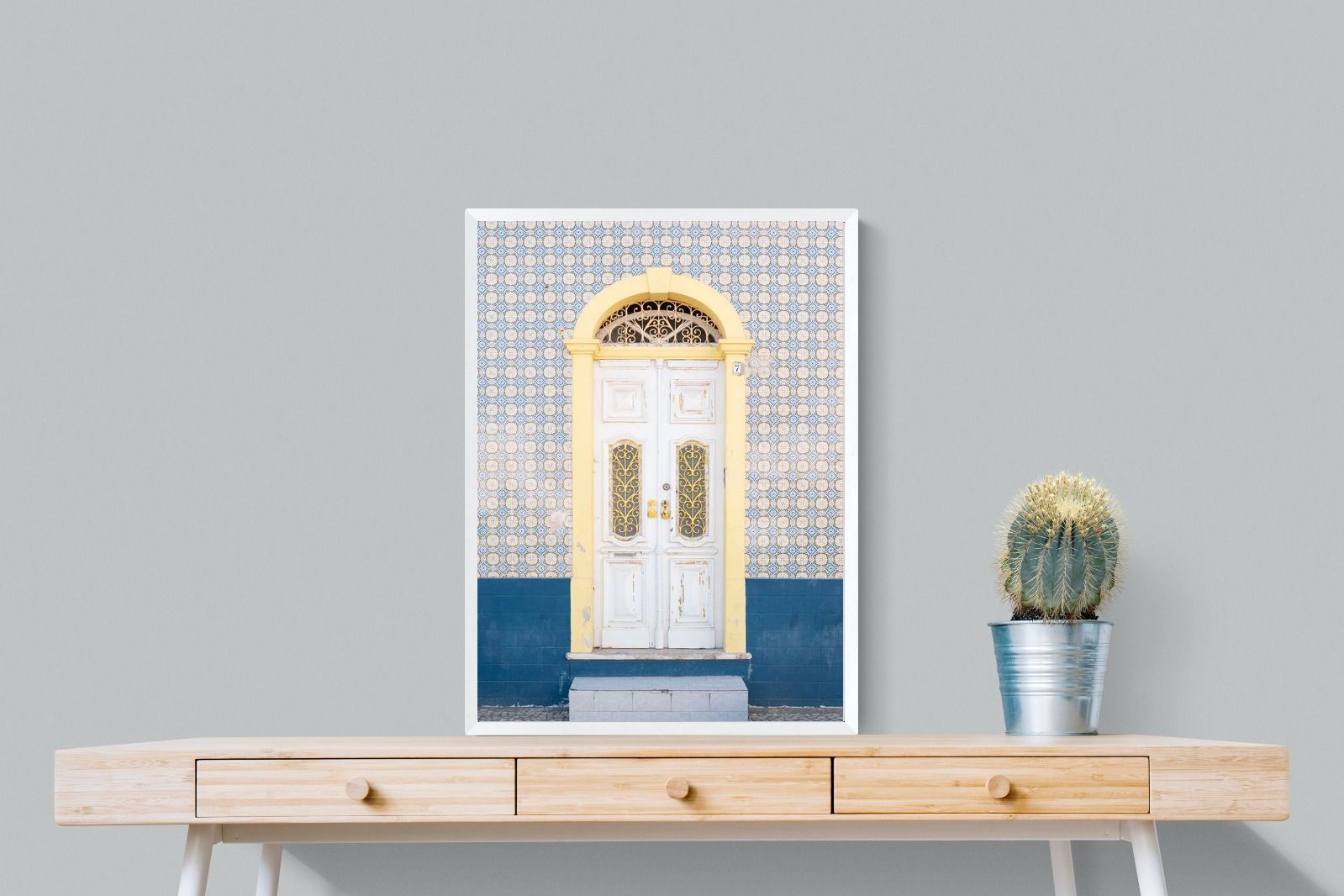 Pixalot Blue and Yellow Facade